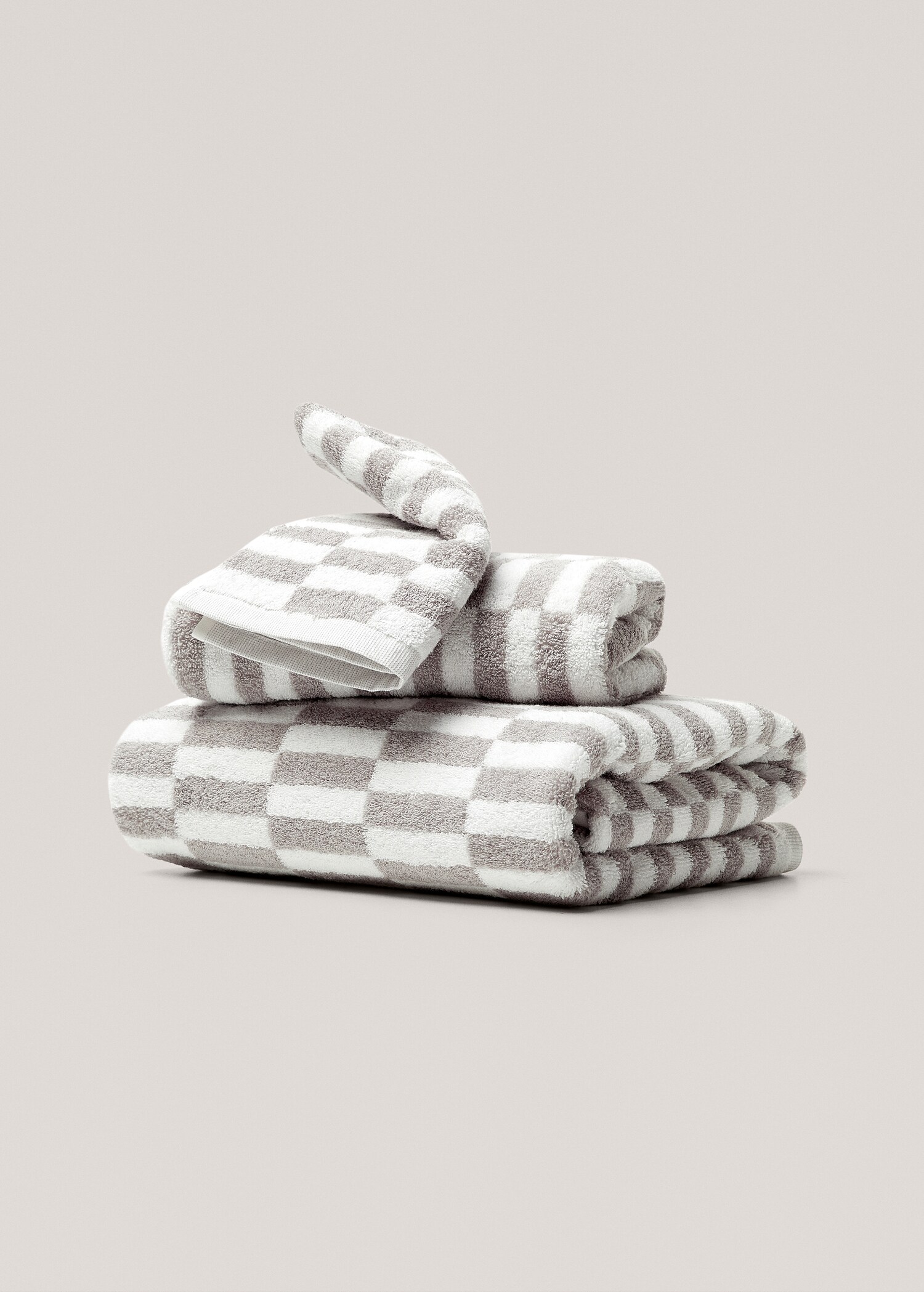 Check bath towel 90x150cm - Article without model