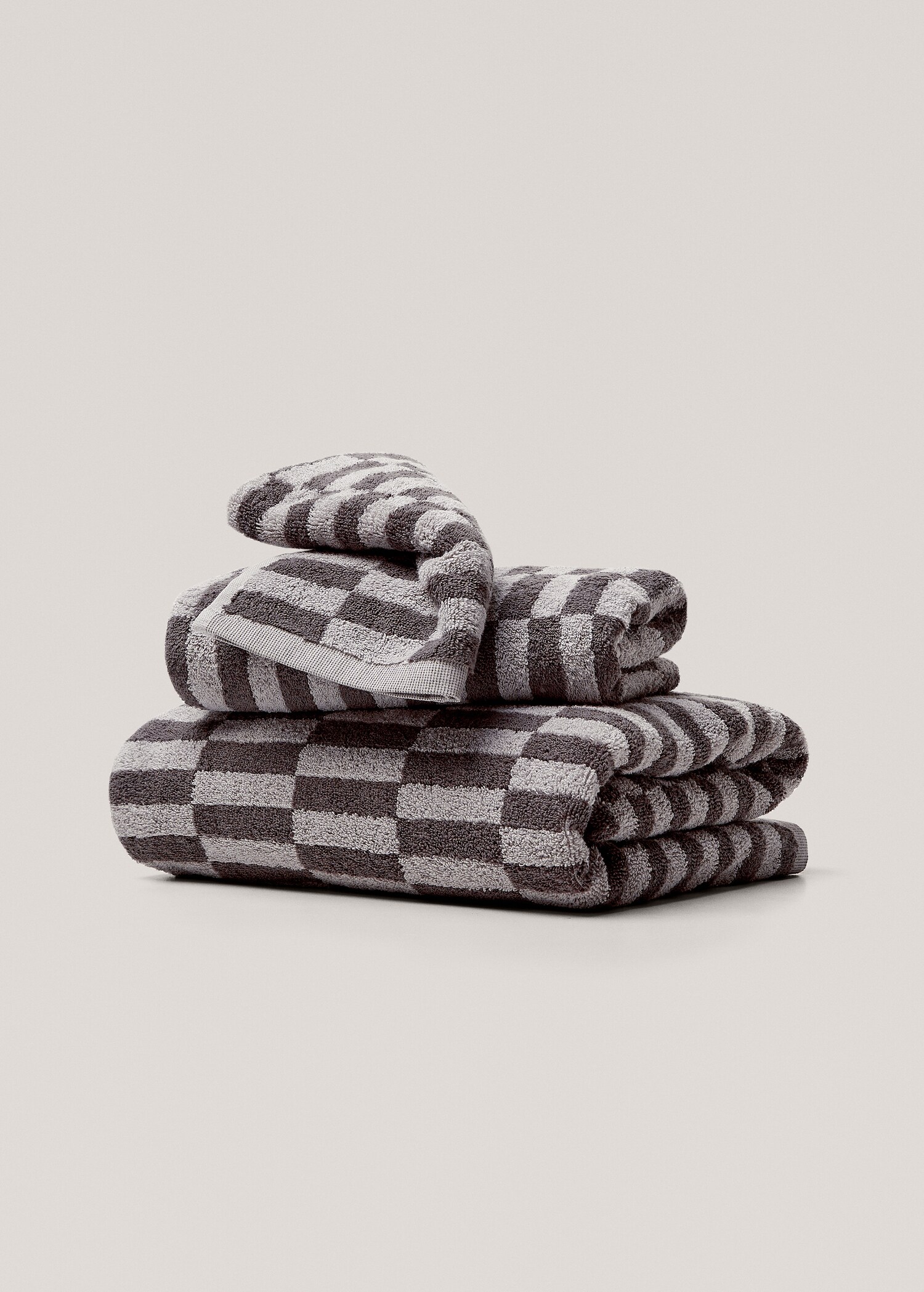 Check bath towel 90x150cm - Article without model