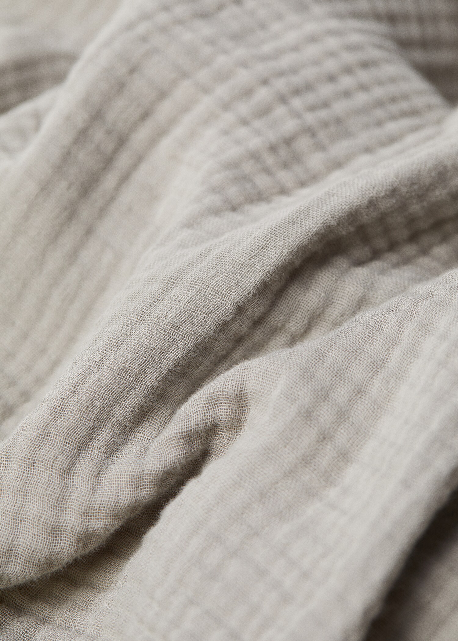 Cotton gauze duvet cover queen bed - Details of the article 3