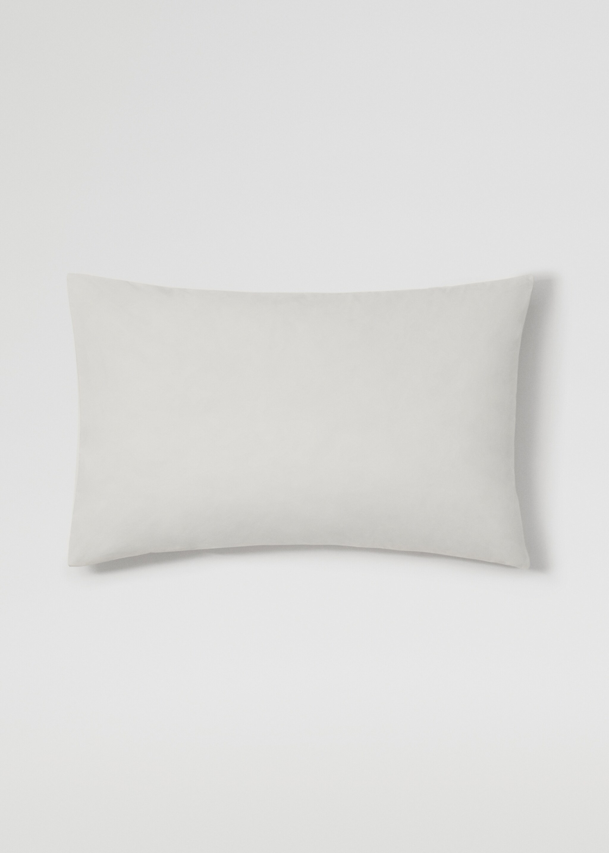 100% cotton pillowcases 50x75cm - Article without model, White. Ref: 57061503-00.