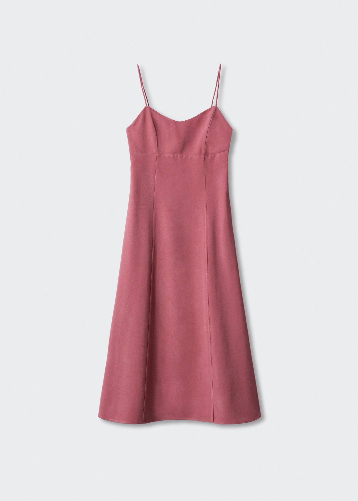 Low-cut midi-dress - Article without model