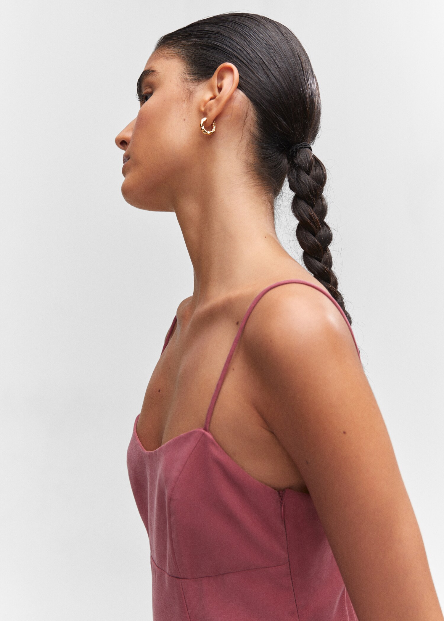 Low-cut midi-dress - Details of the article 1