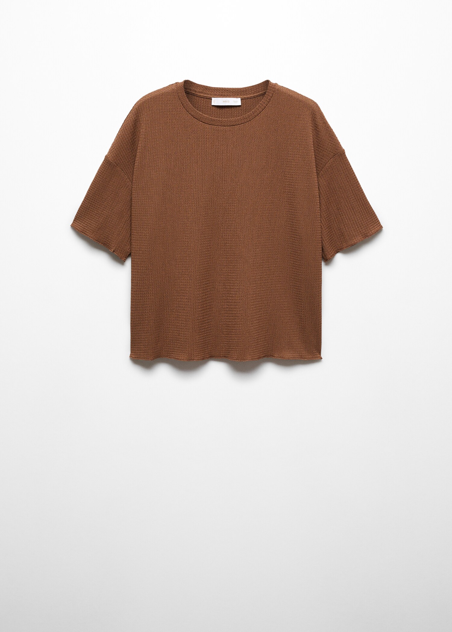 Texturiertes Oversized-T-Shirt - Artikel ohne Model