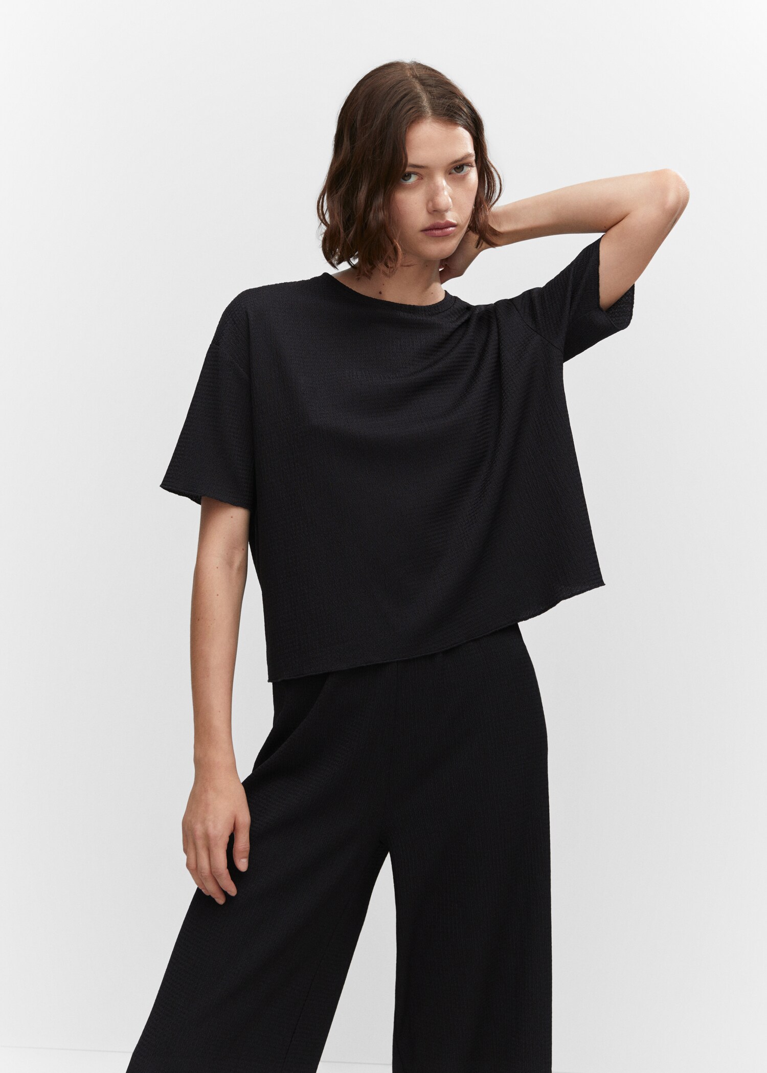 T-shirt oversize texture - Piano medio