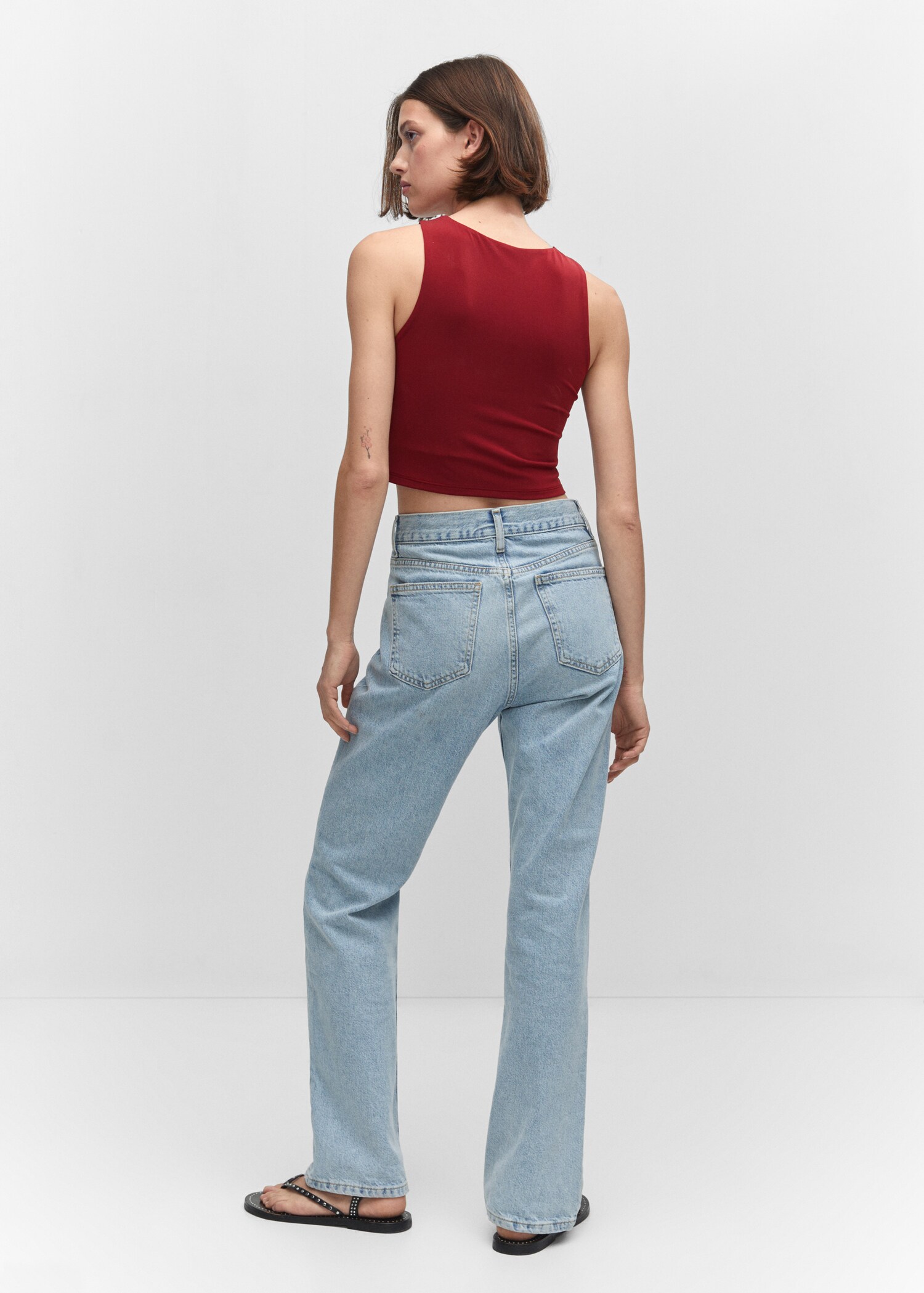 Crop top halter neck - Reverse of the article