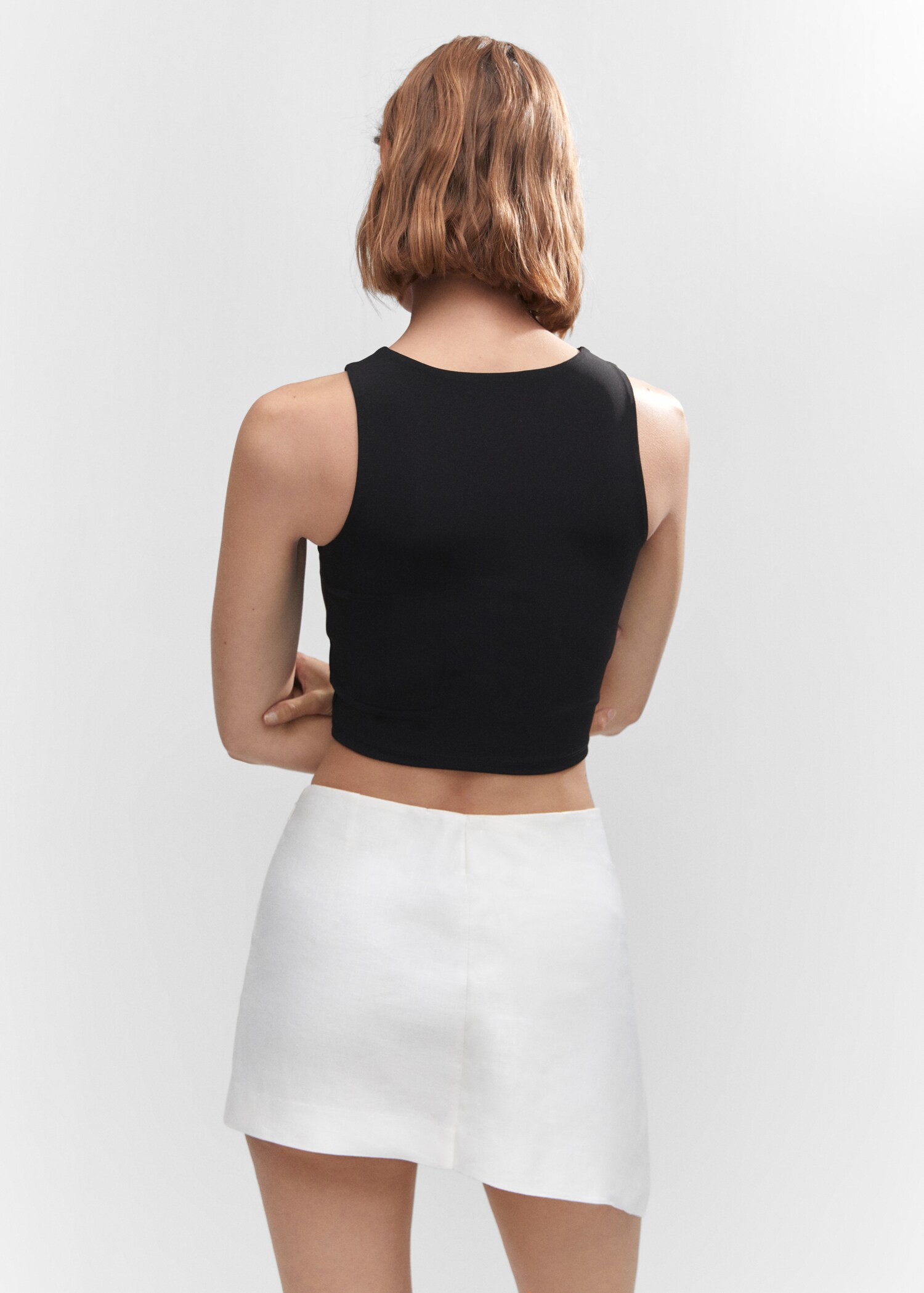 Crop top halter neck - Reverse of the article