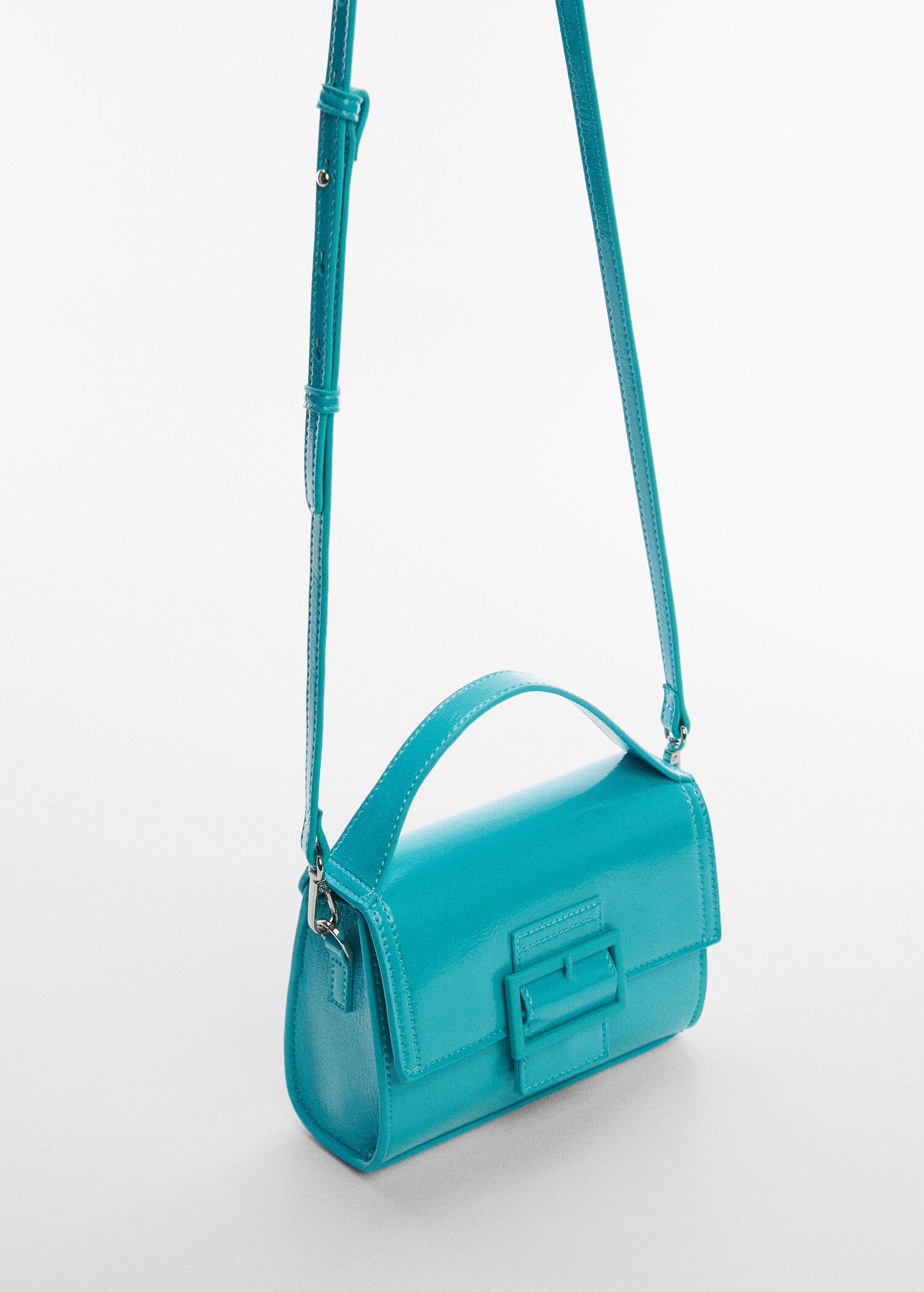 Buckled flap bag - Medium plane