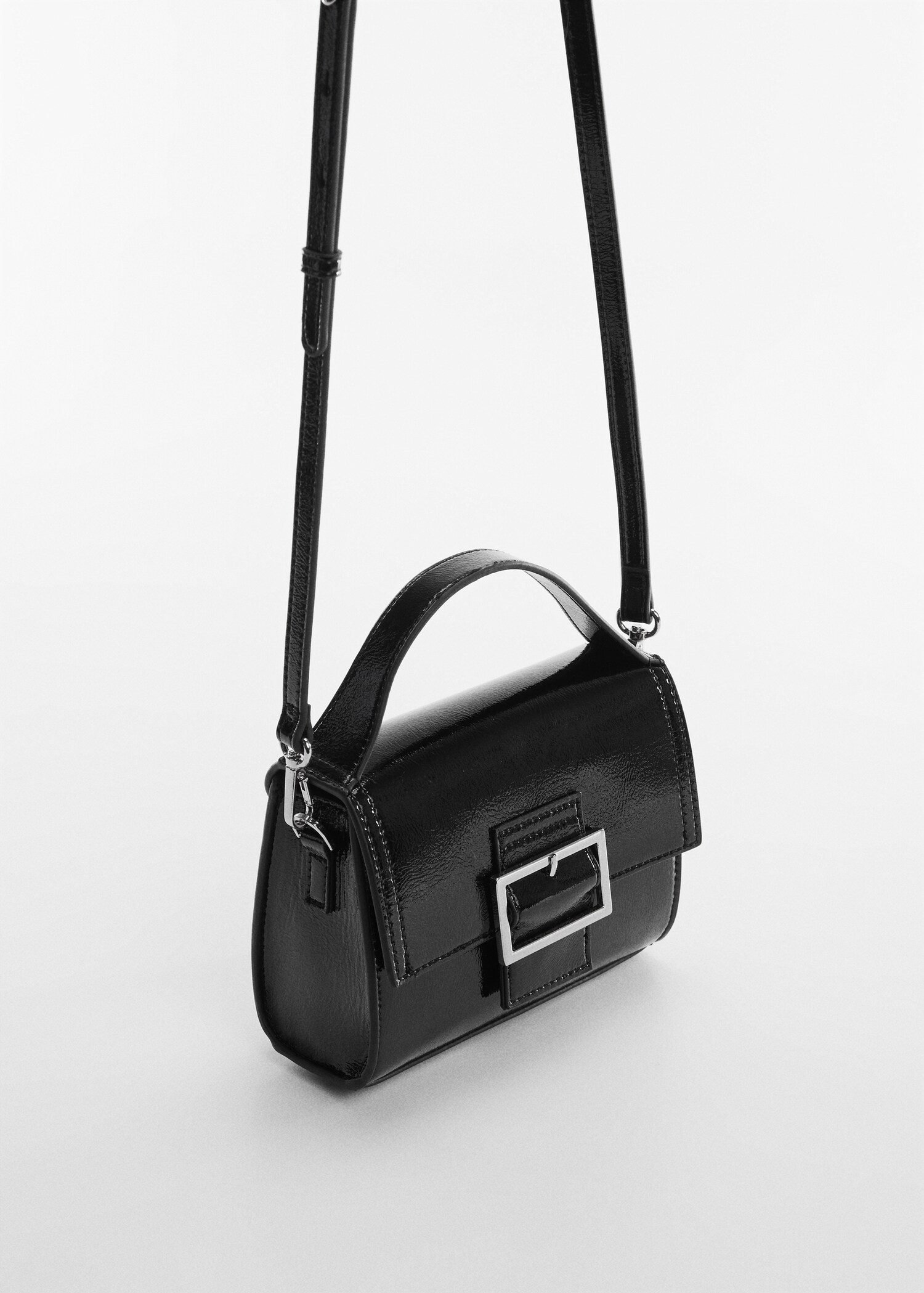 Buckled flap bag - Medium plane