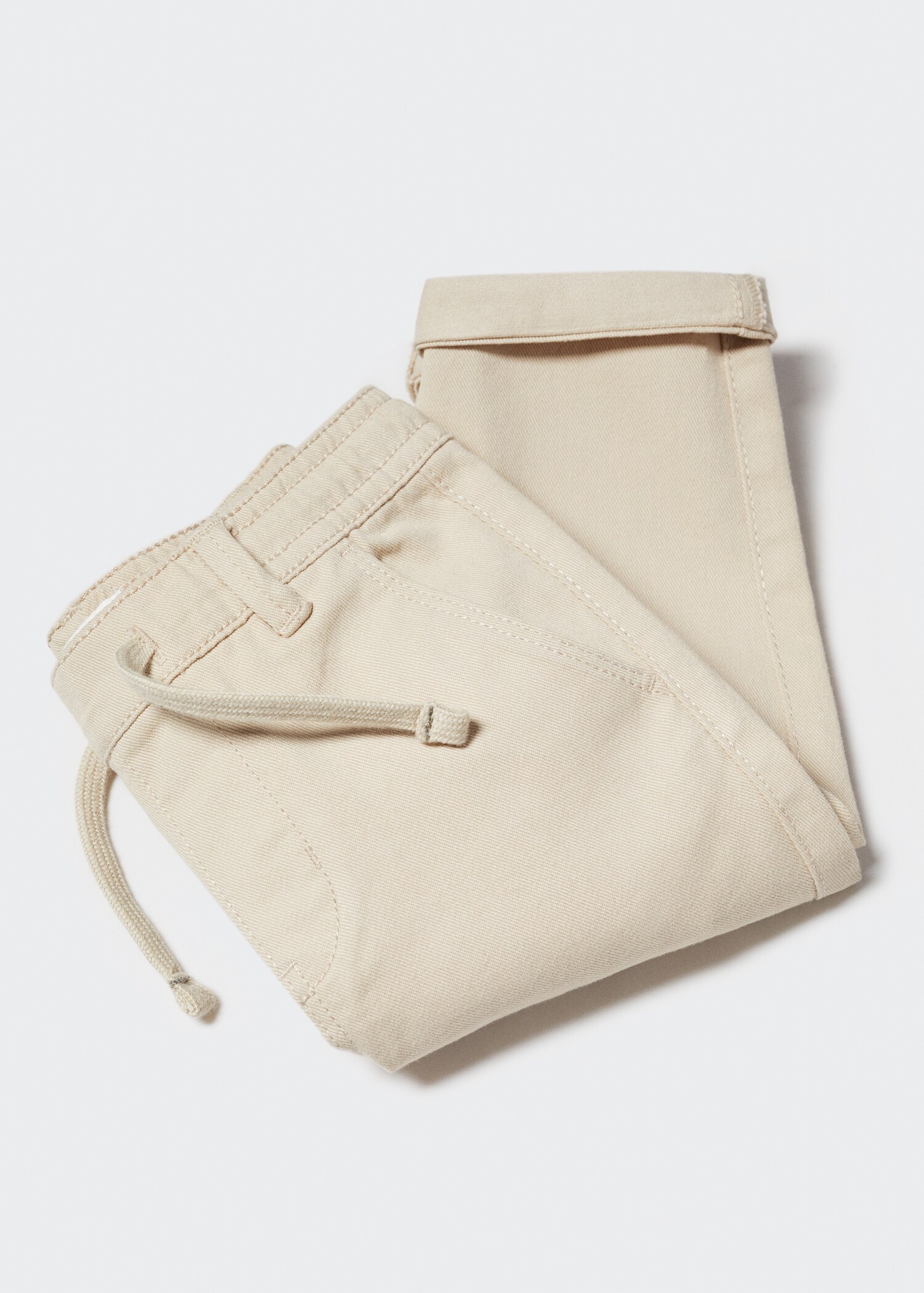 Straight-fit trousers with elastic waist - Details of the article 8