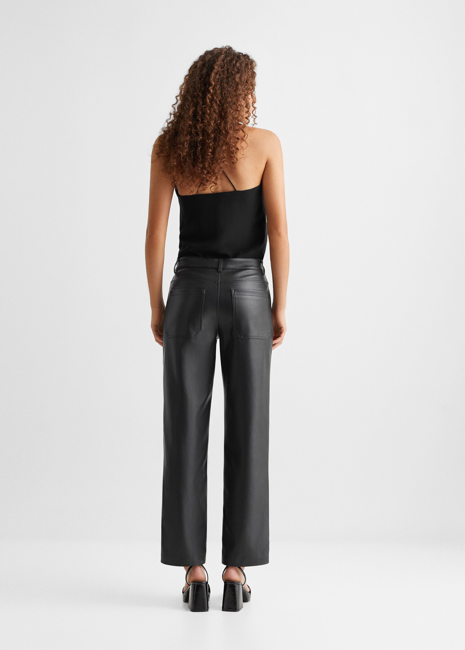 Pantaloni pelle sintetica - Retro dell'articolo