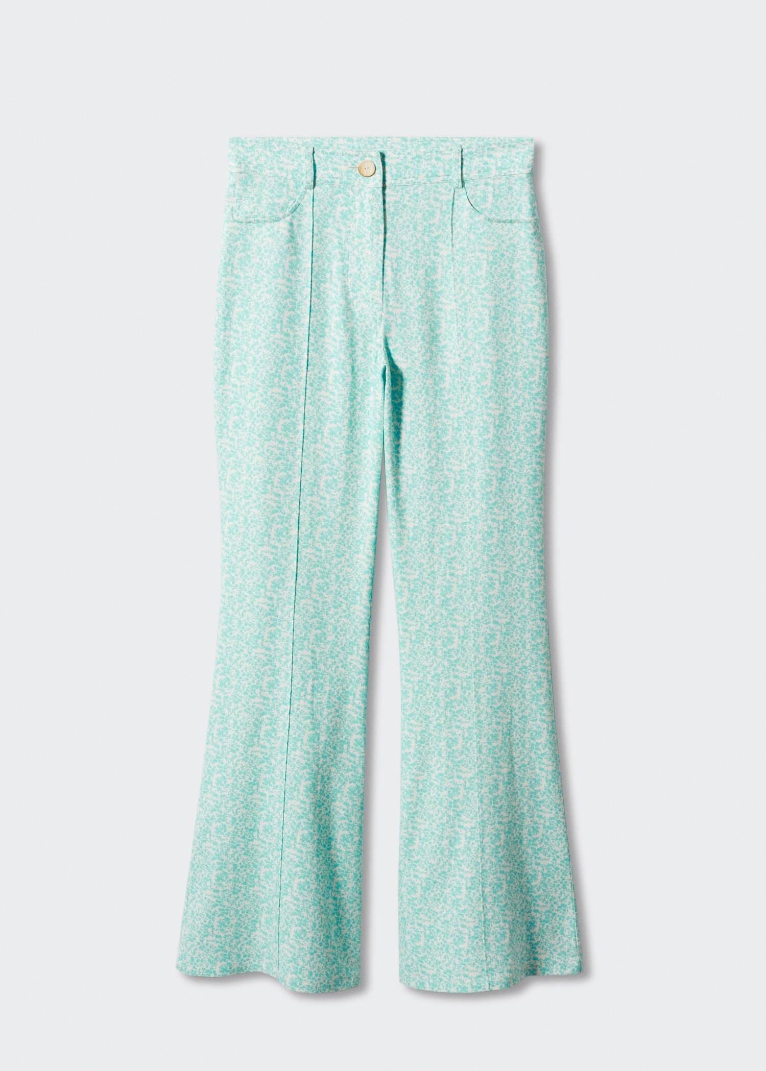 Floral linen trousers - Article without model