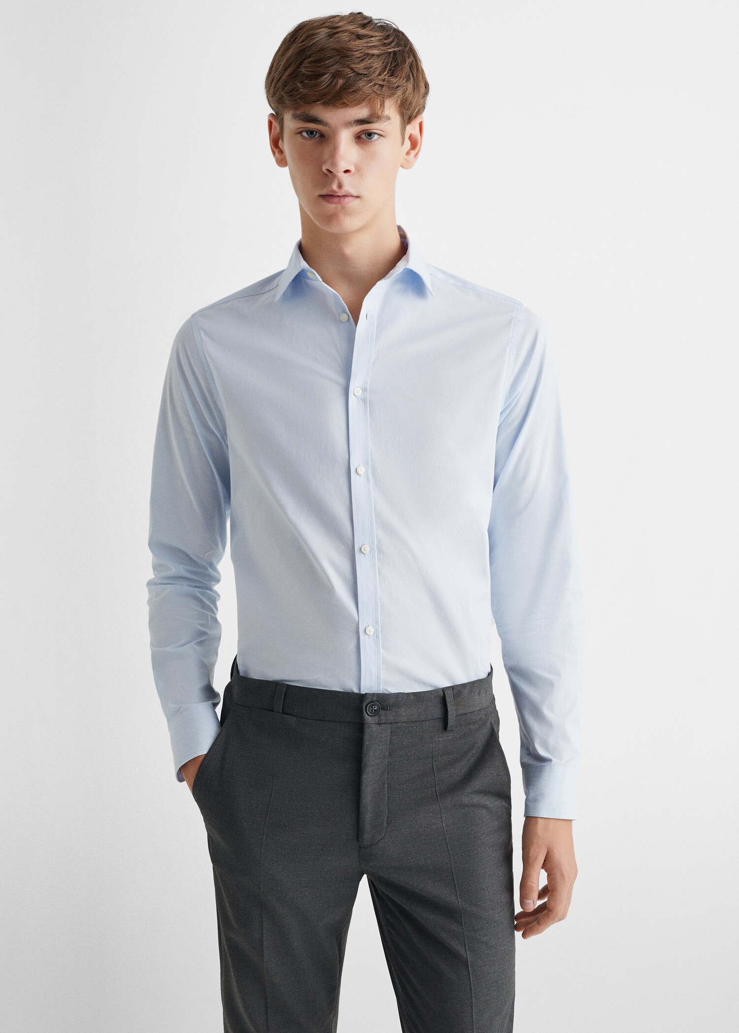 Παντελόνι κοστουμιού slim fit - Μεσαίο πλάνο