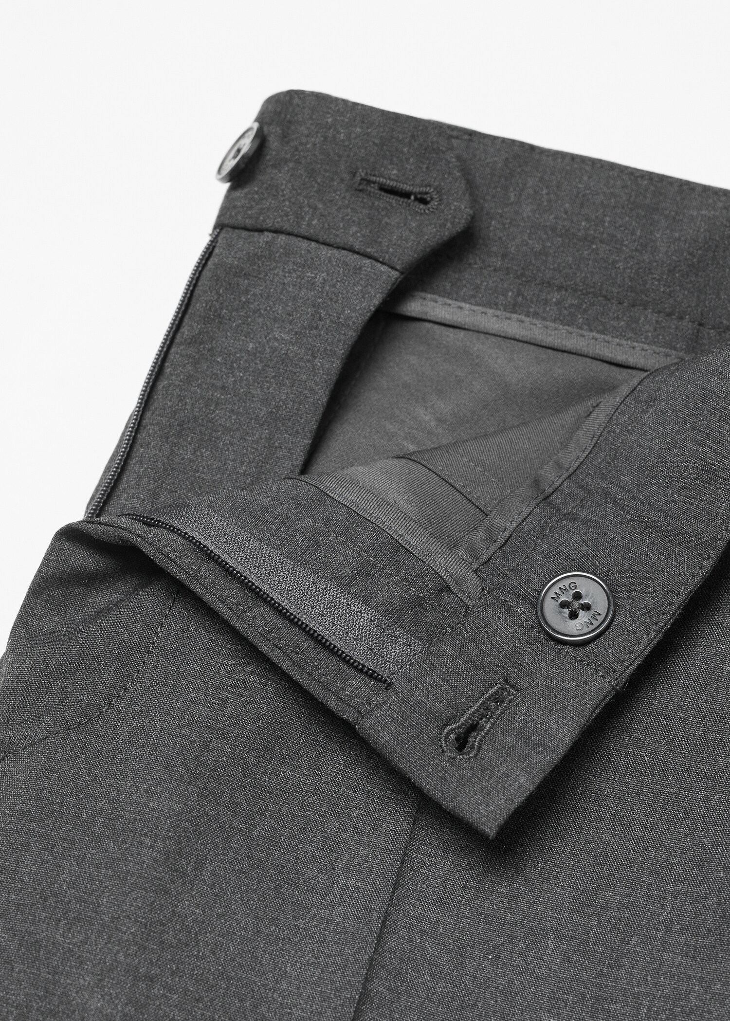 Παντελόνι κοστουμιού slim fit - Λεπτομέρεια του προϊόντος 8