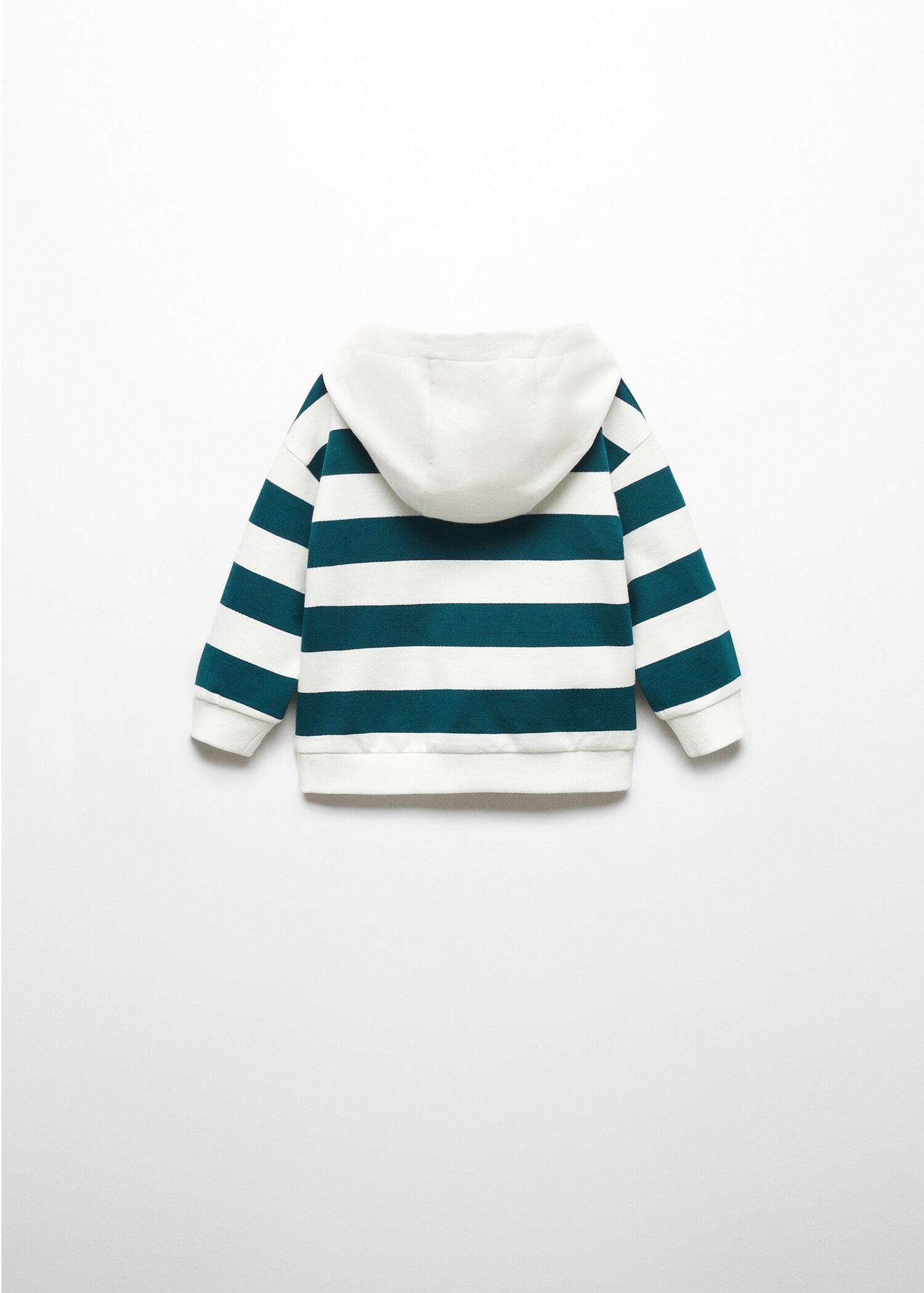 Sweatshirt de algodão às riscas - Verso do artigo