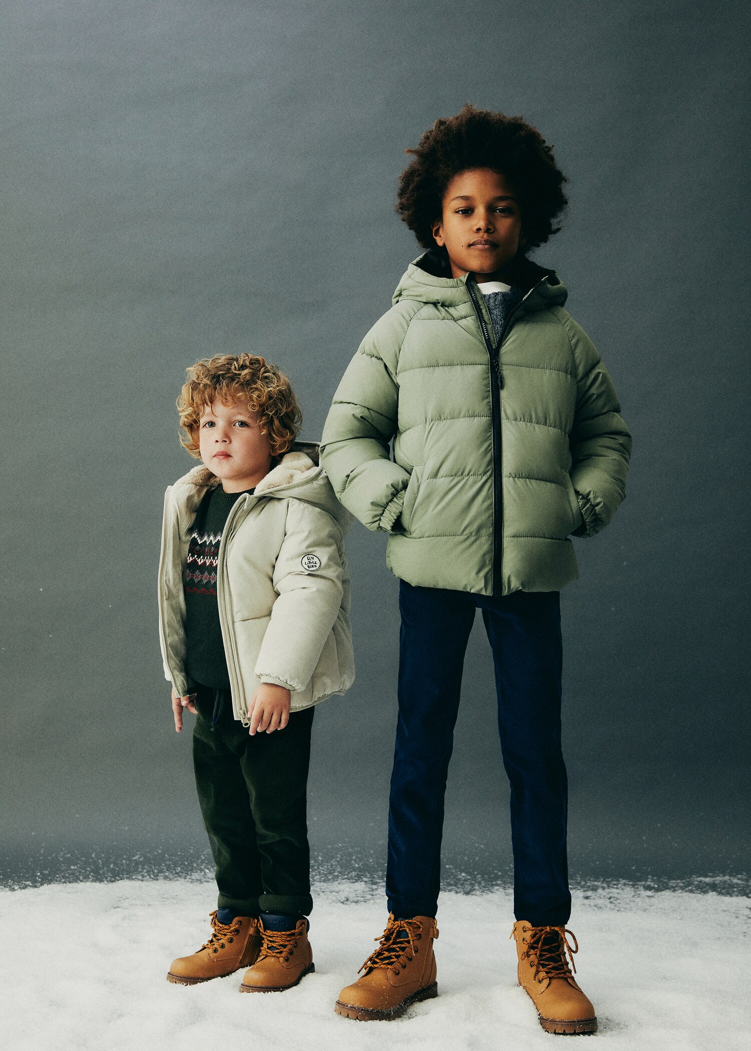 Hood quilted coat - Details of the article 5