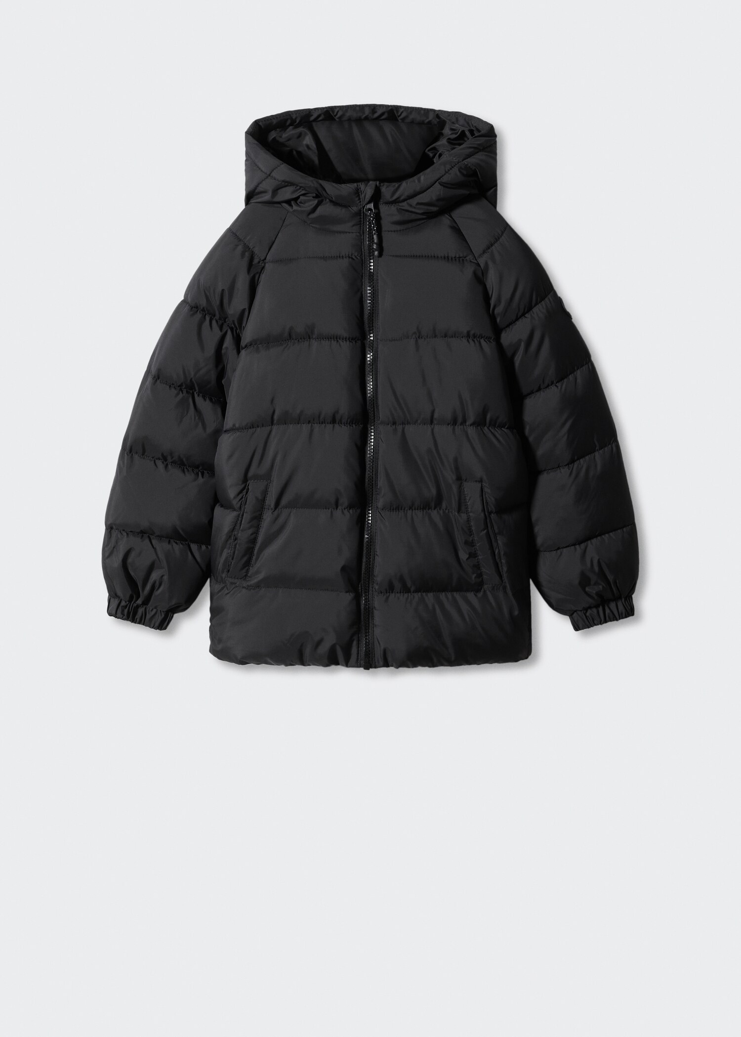 Hood quilted coat - Article without model