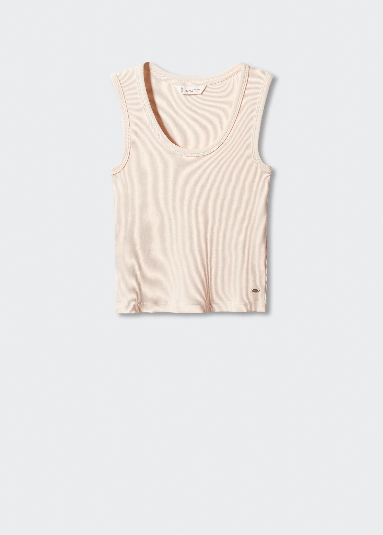 Strap cotton T-shirt - Article without model