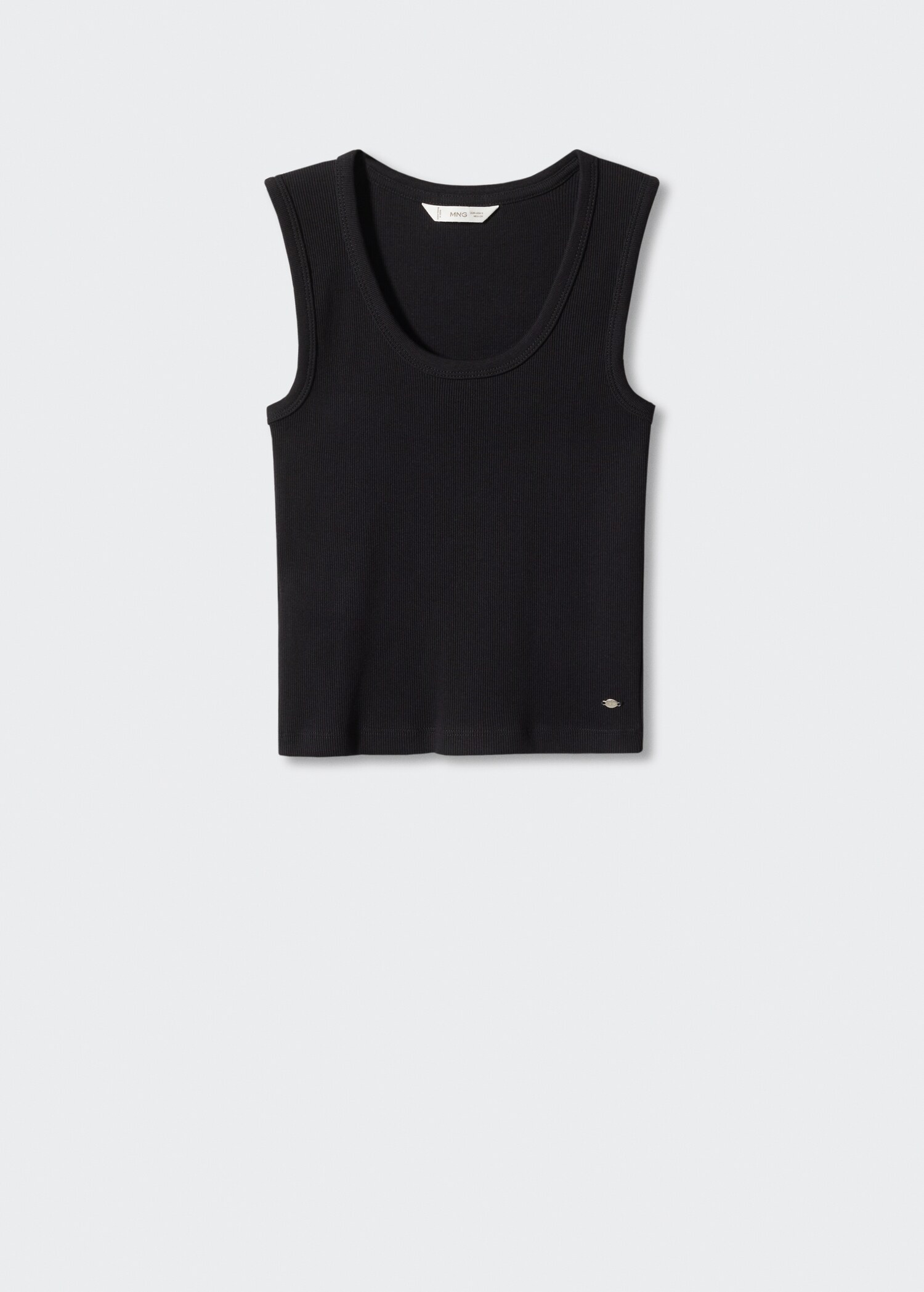 Strap cotton T-shirt - Article without model