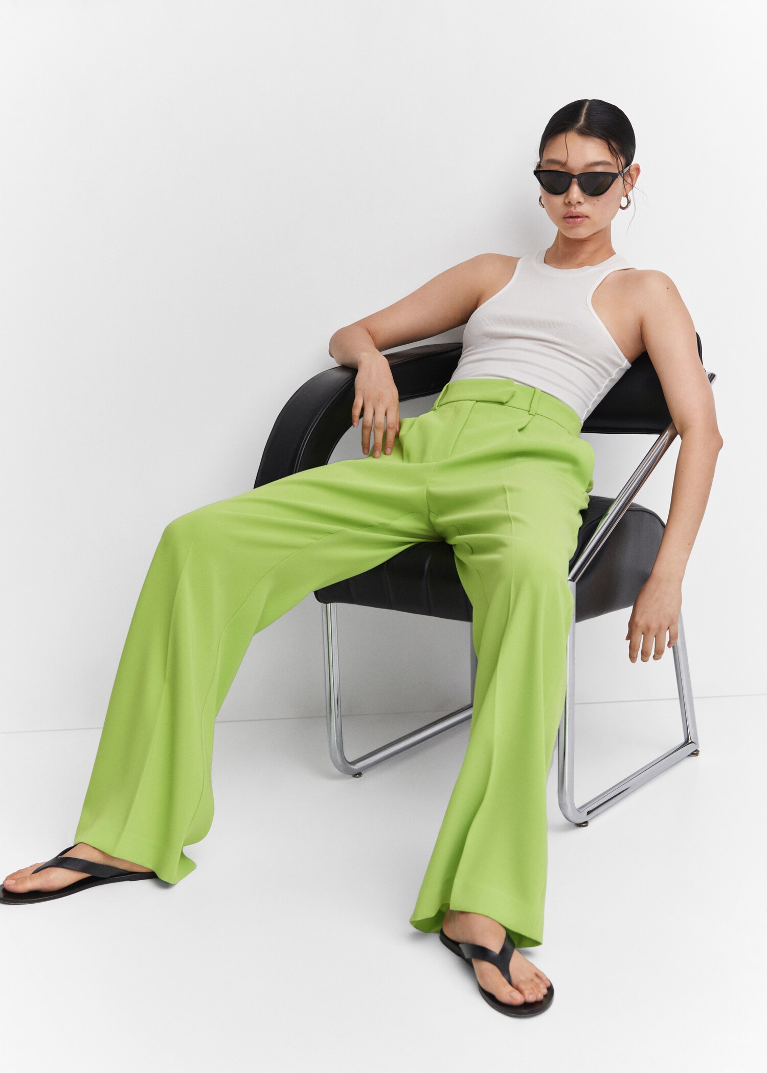 Pantalón pinzas wideleg - Detalle del artículo 2