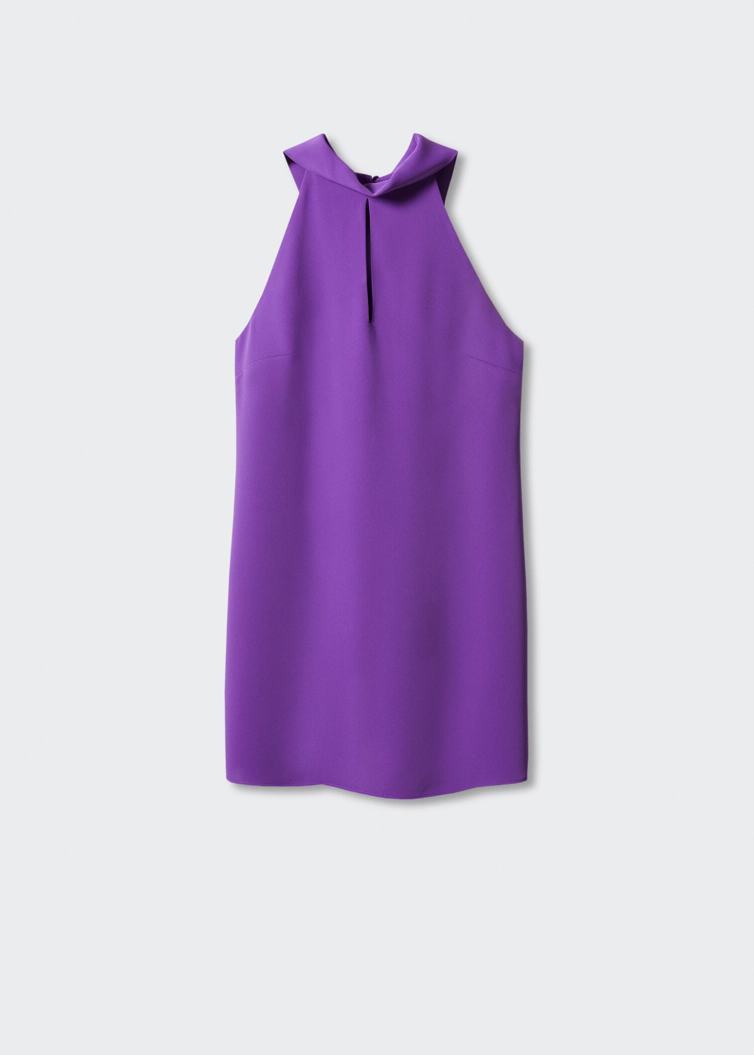 Halter-neck dress with bow - Article without model