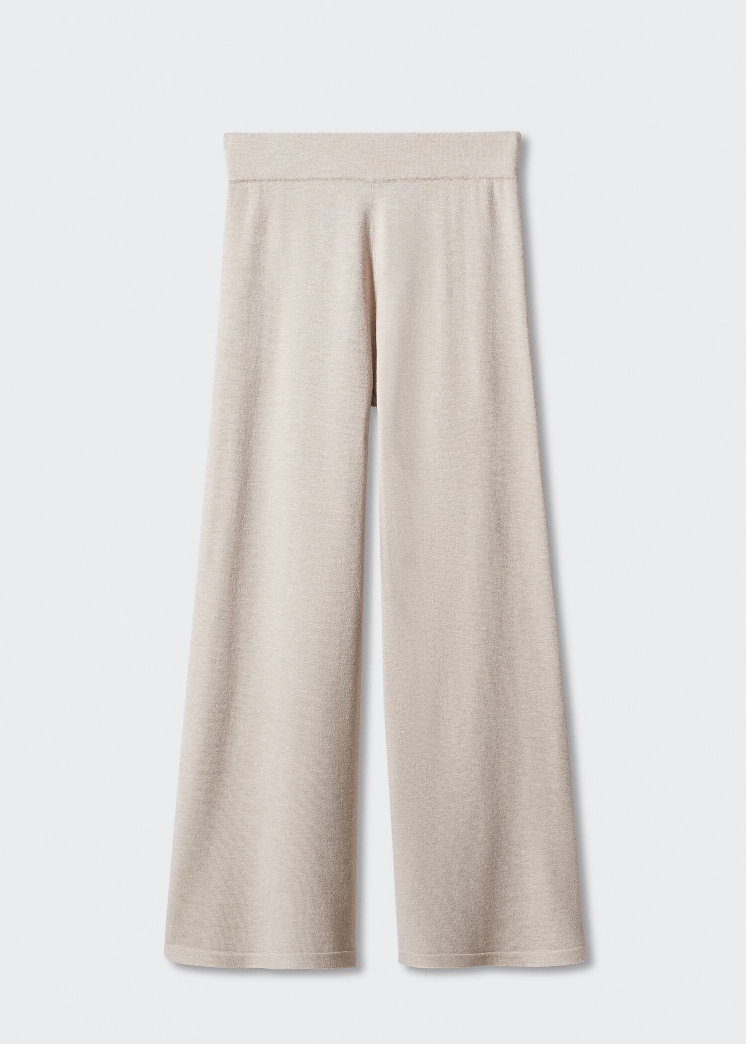 Fine-knit wideleg trousers - Article without model