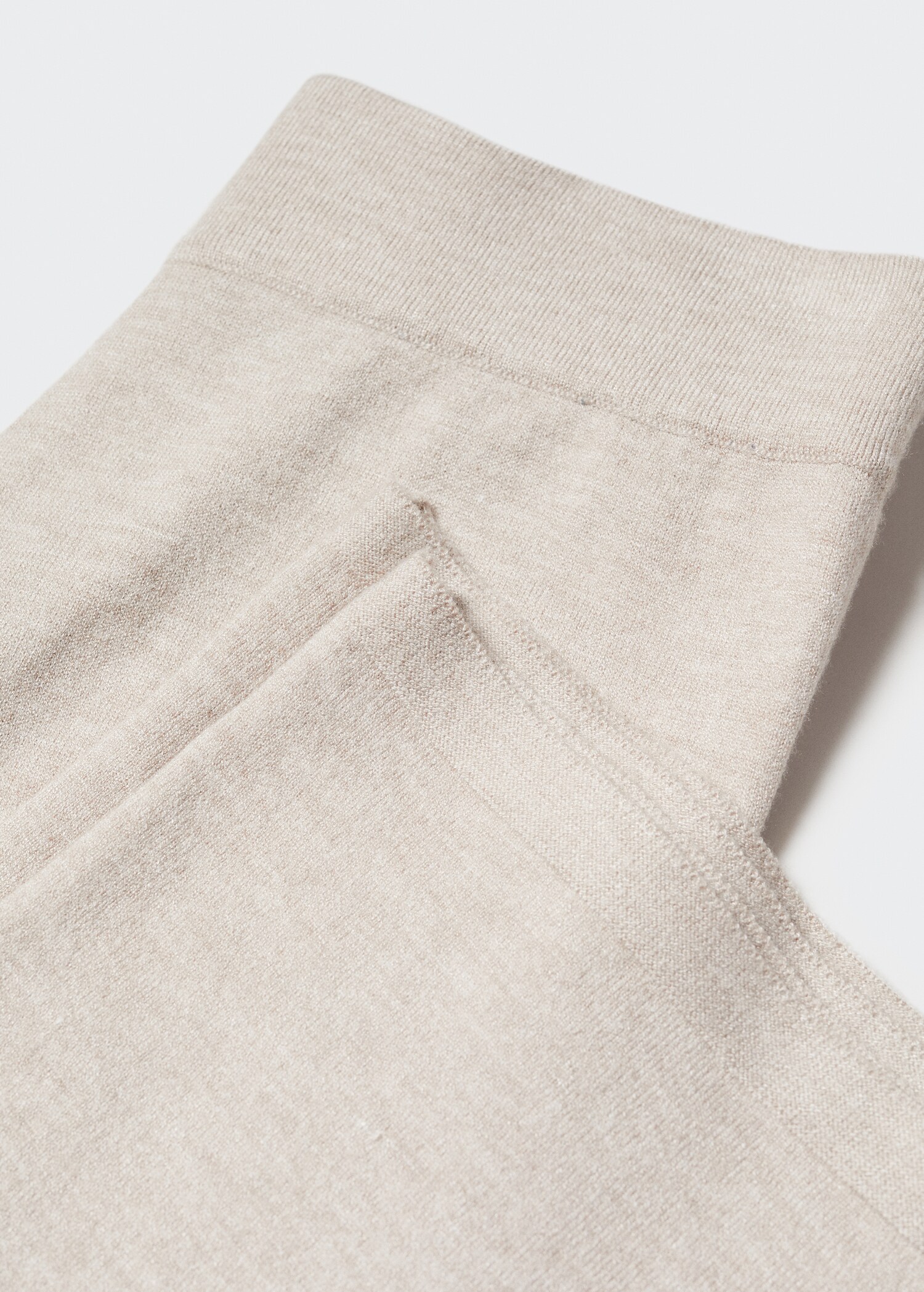 Fine-knit wideleg trousers - Details of the article 8