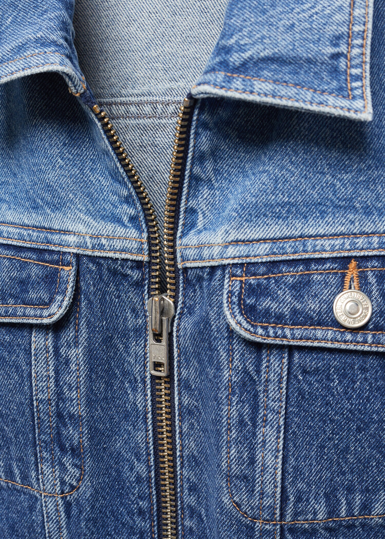 Blouson en jean contrasté - Détail de l'article 8
