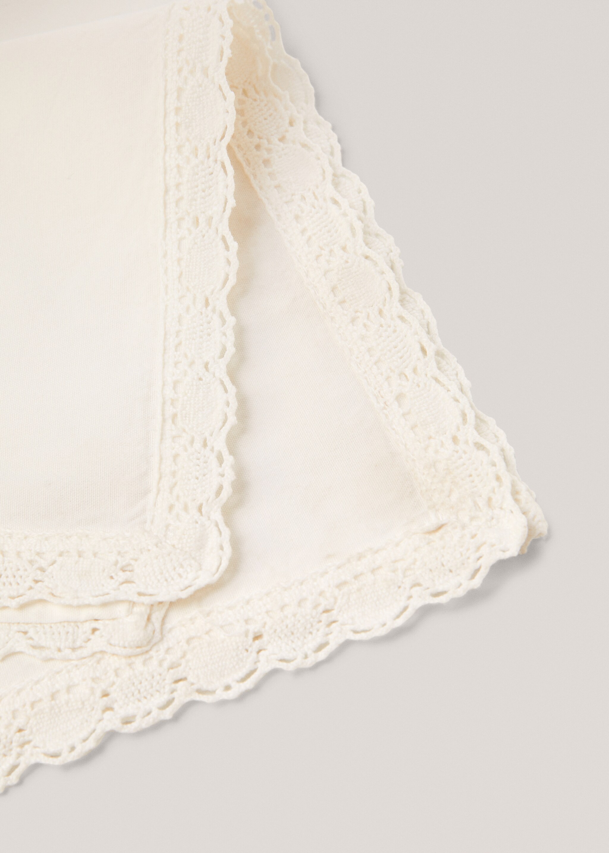 100% cotton lace placemat - Details of the article 1