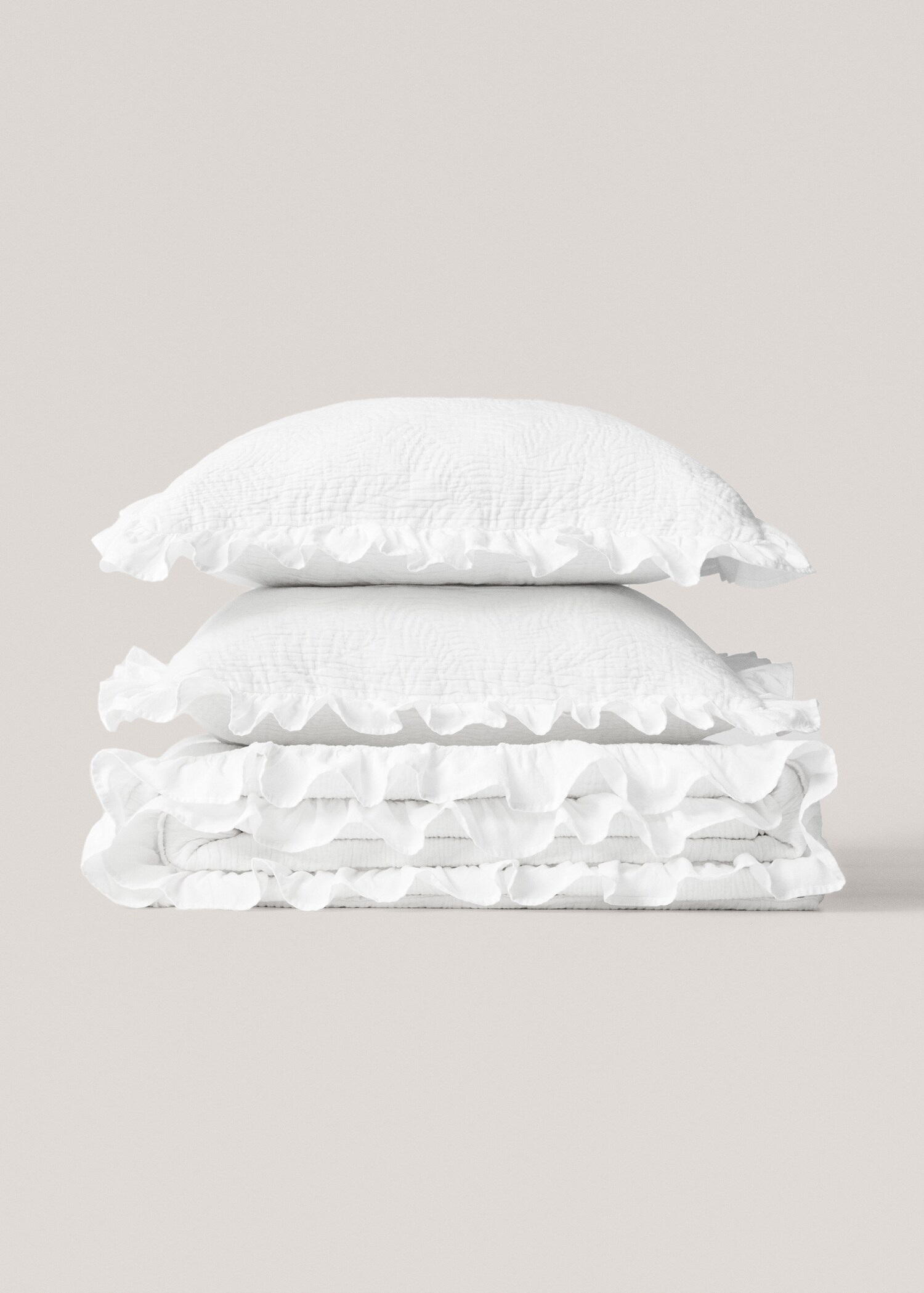 Ruffled cotton quilt - Details of the article 3