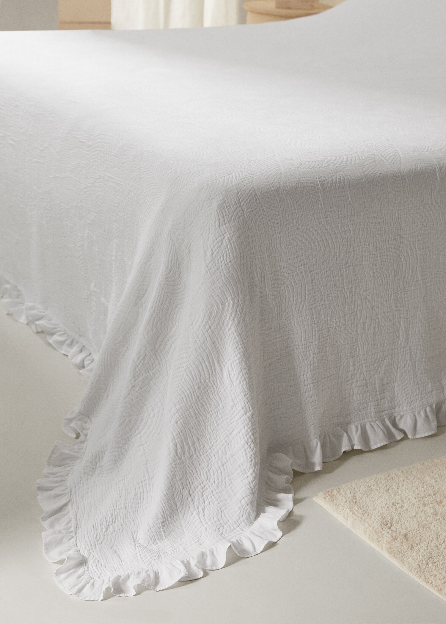 Ruffled cotton quilt - Details of the article 8