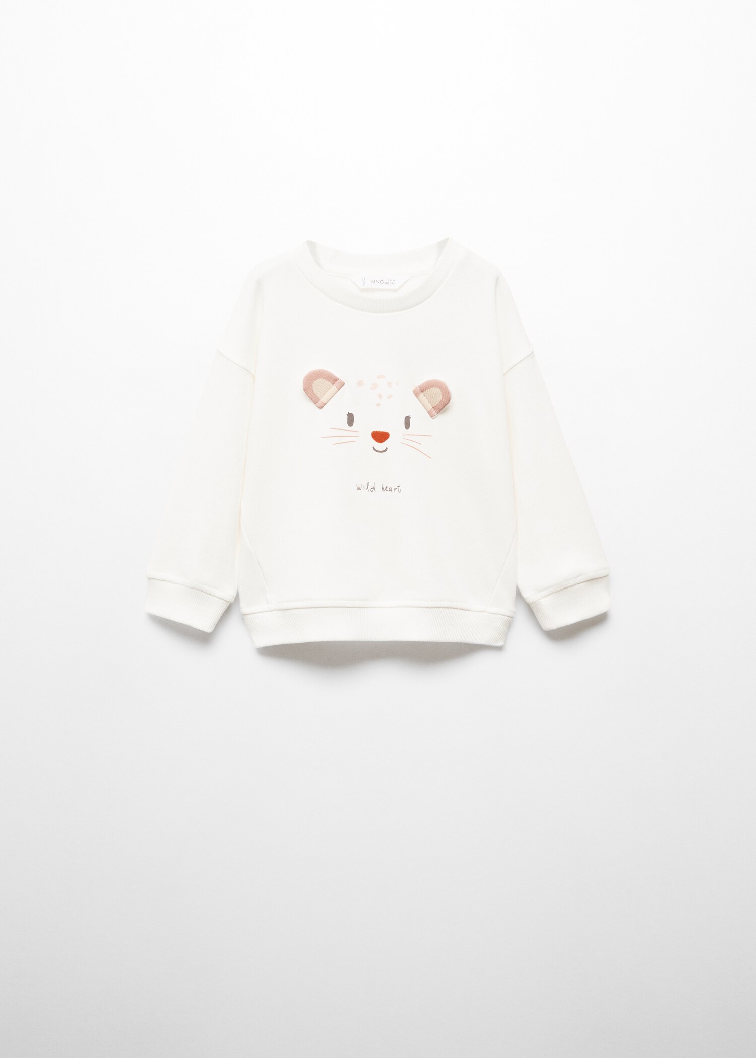 Sweatshirt mit Tieraufdruck - Artikel ohne Model