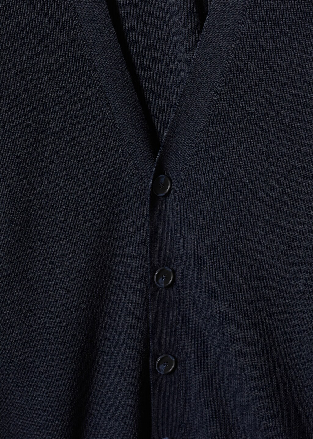 Structured cotton cardigan - Men | MANGO OUTLET USA