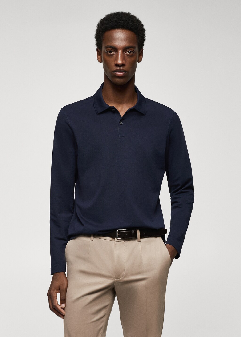 Polo algodon hombre sales