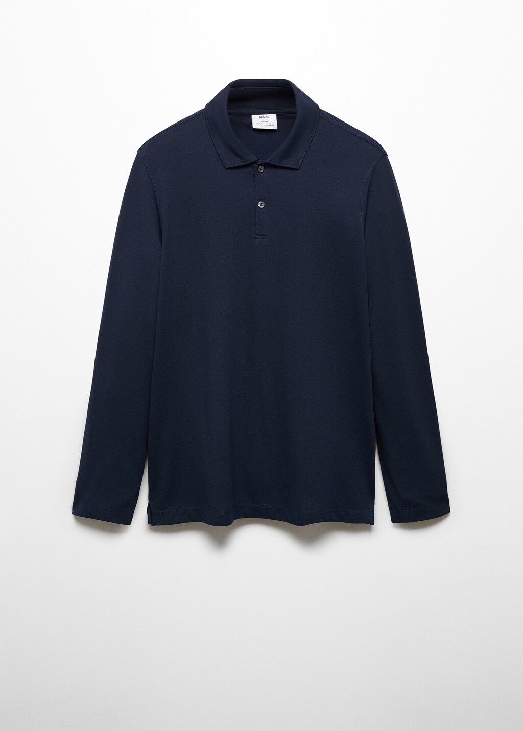 Polo algodon manga larga Hombre MANGO OUTLET Espana Peninsula y Baleares