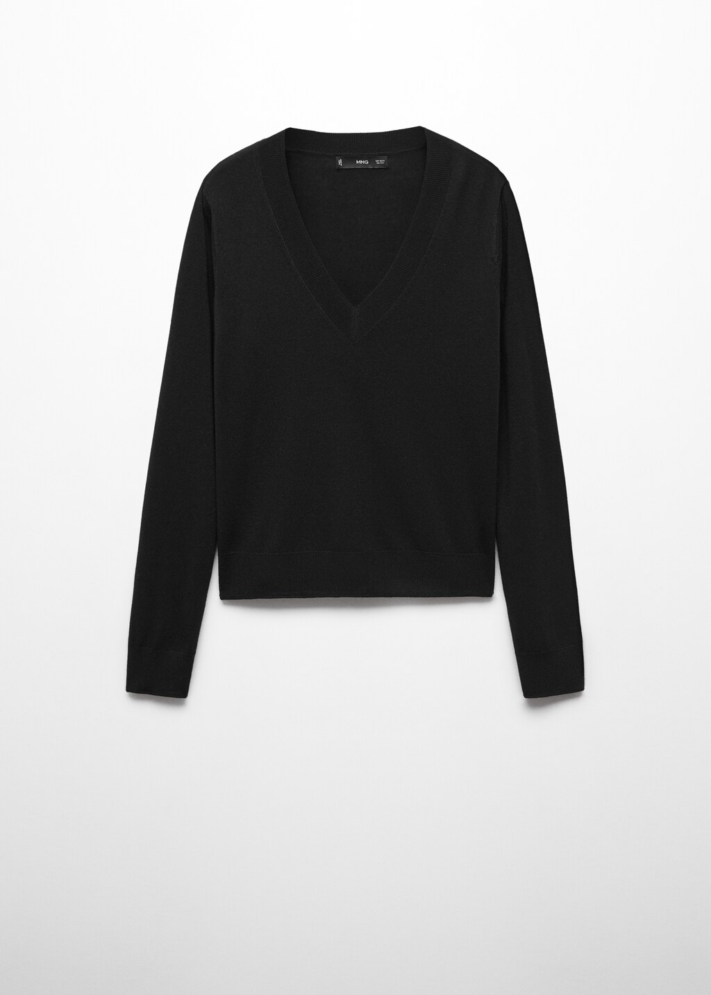 Fine-knit V-neck sweater - Women | MANGO OUTLET USA