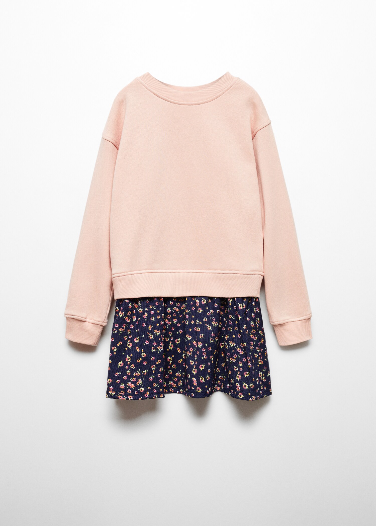 Vestido sudadera falda estampada - Artículo sin modelo