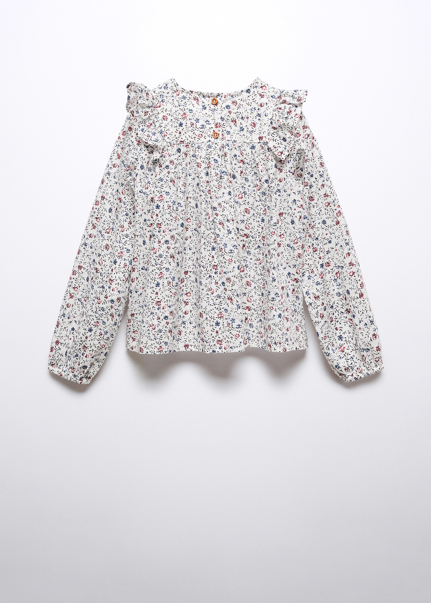 Floral print blouse - Reverse of the article