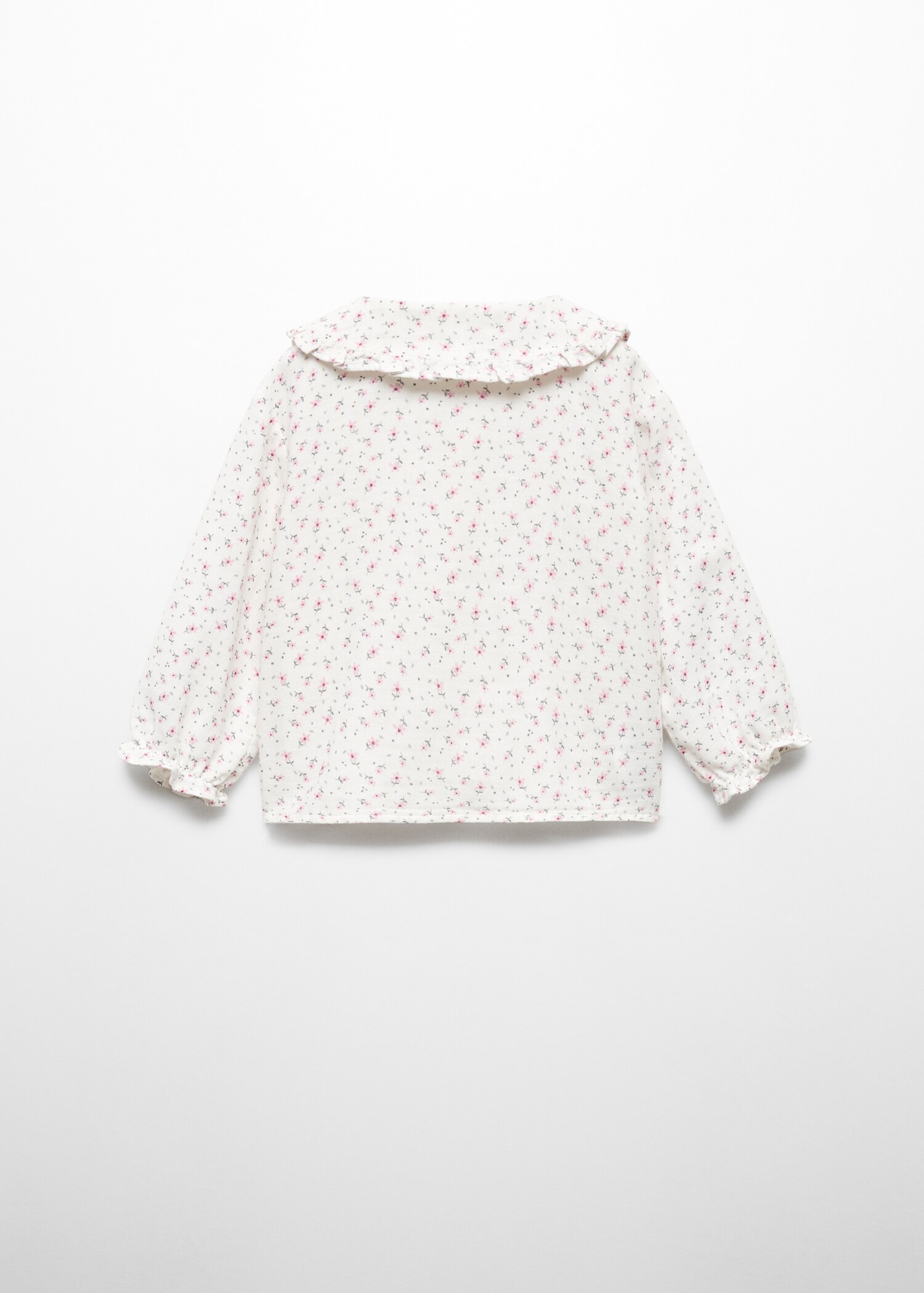 Babydoll collar blouse - Reverse of the article
