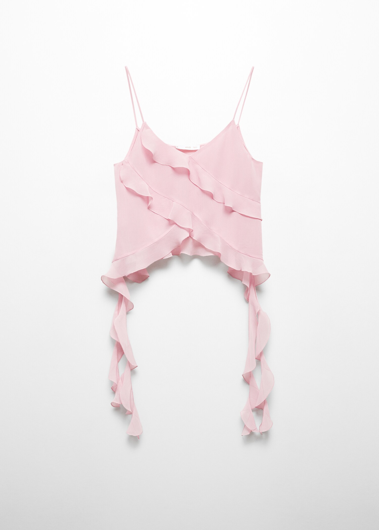 Chiffon ruffle top - Article without model