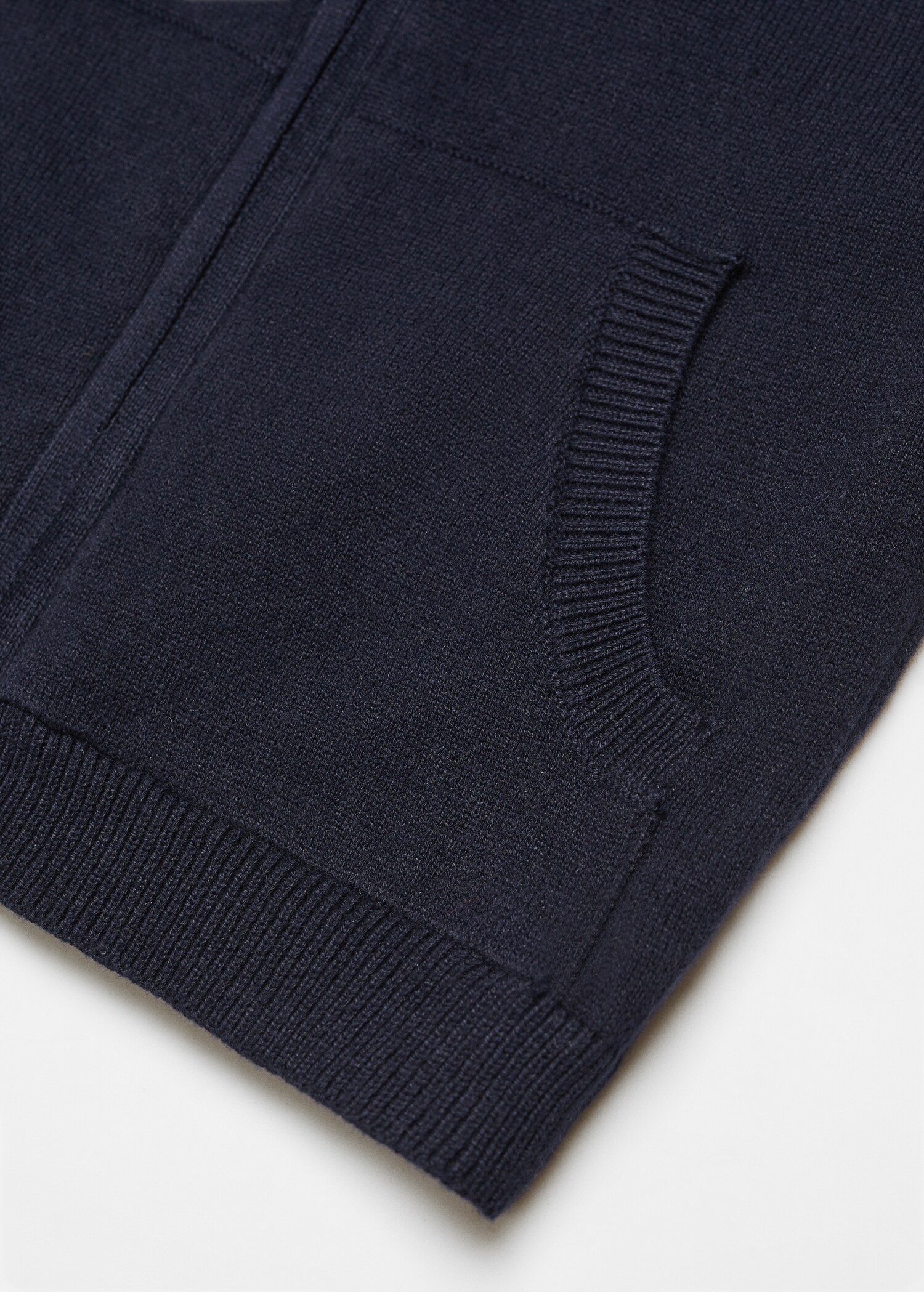 Baumwollstrickjacke mit Zipper - Detail des Artikels 0