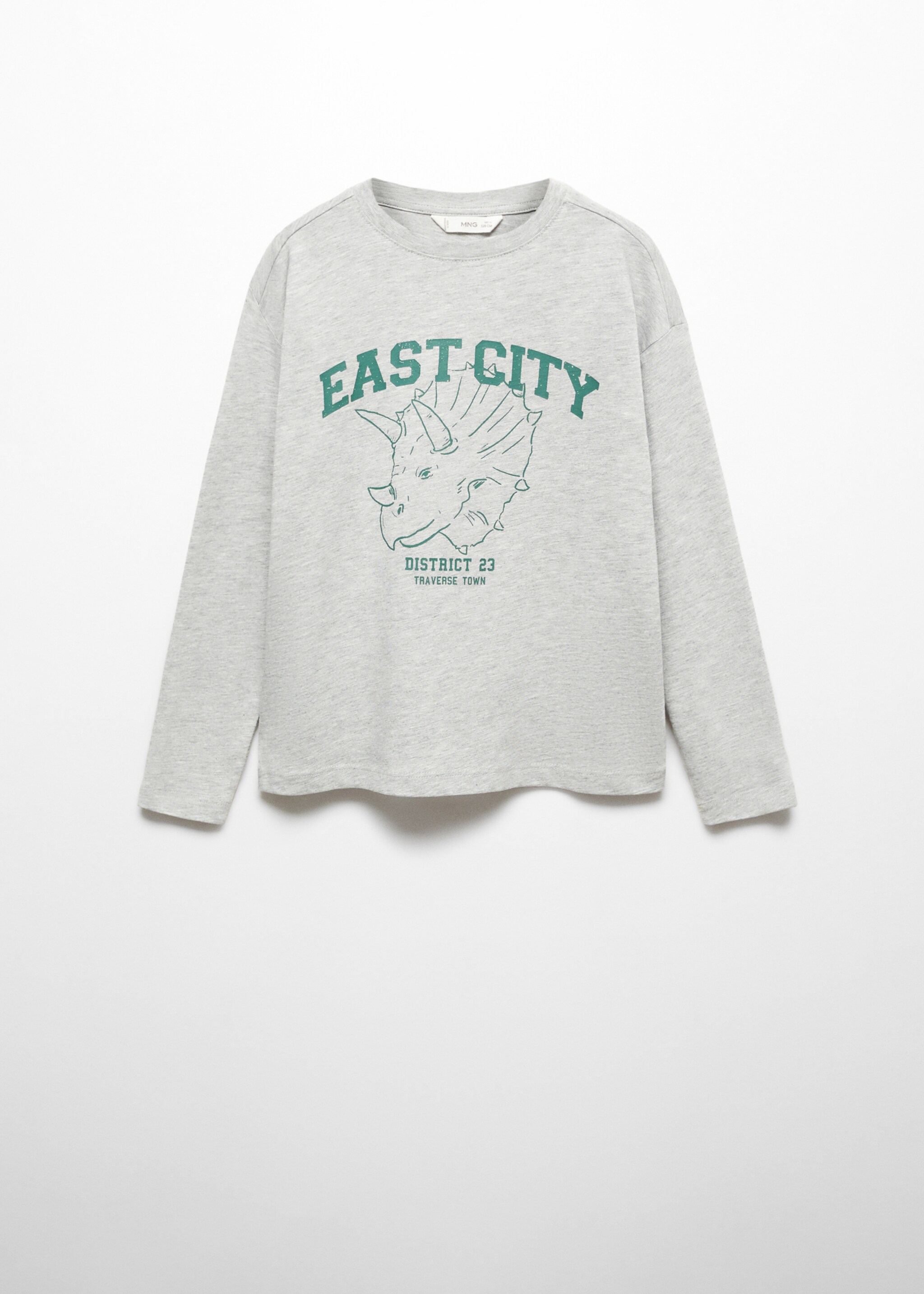 Printed cotton-blend T-shirt - Article without model