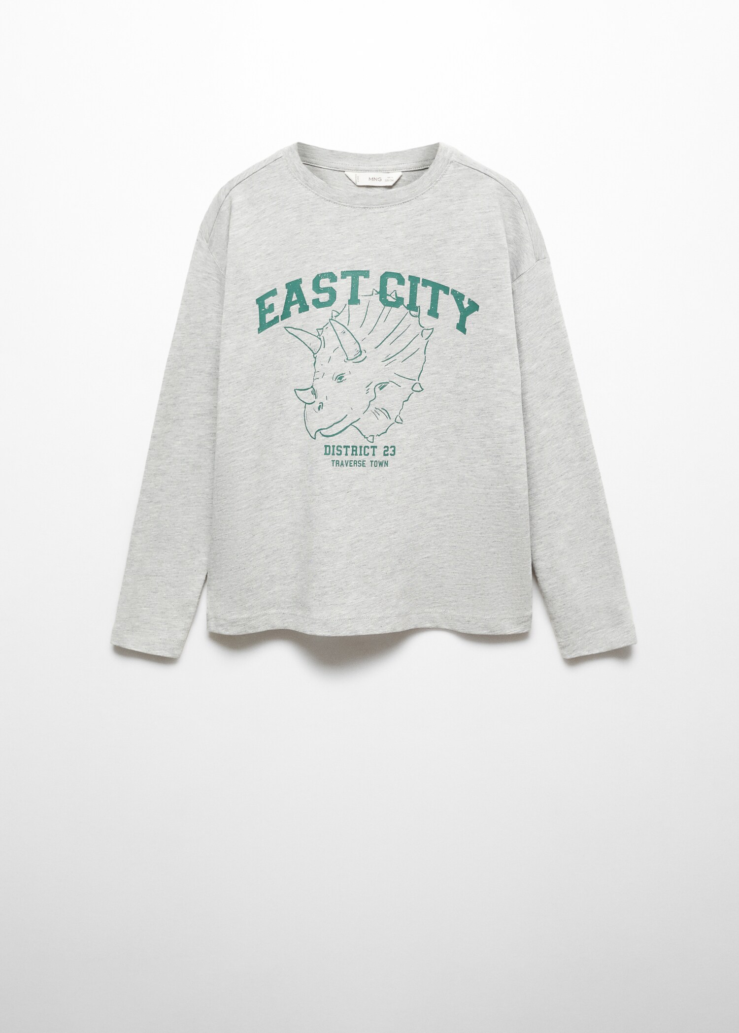 Printed cotton-blend T-shirt - Article without model