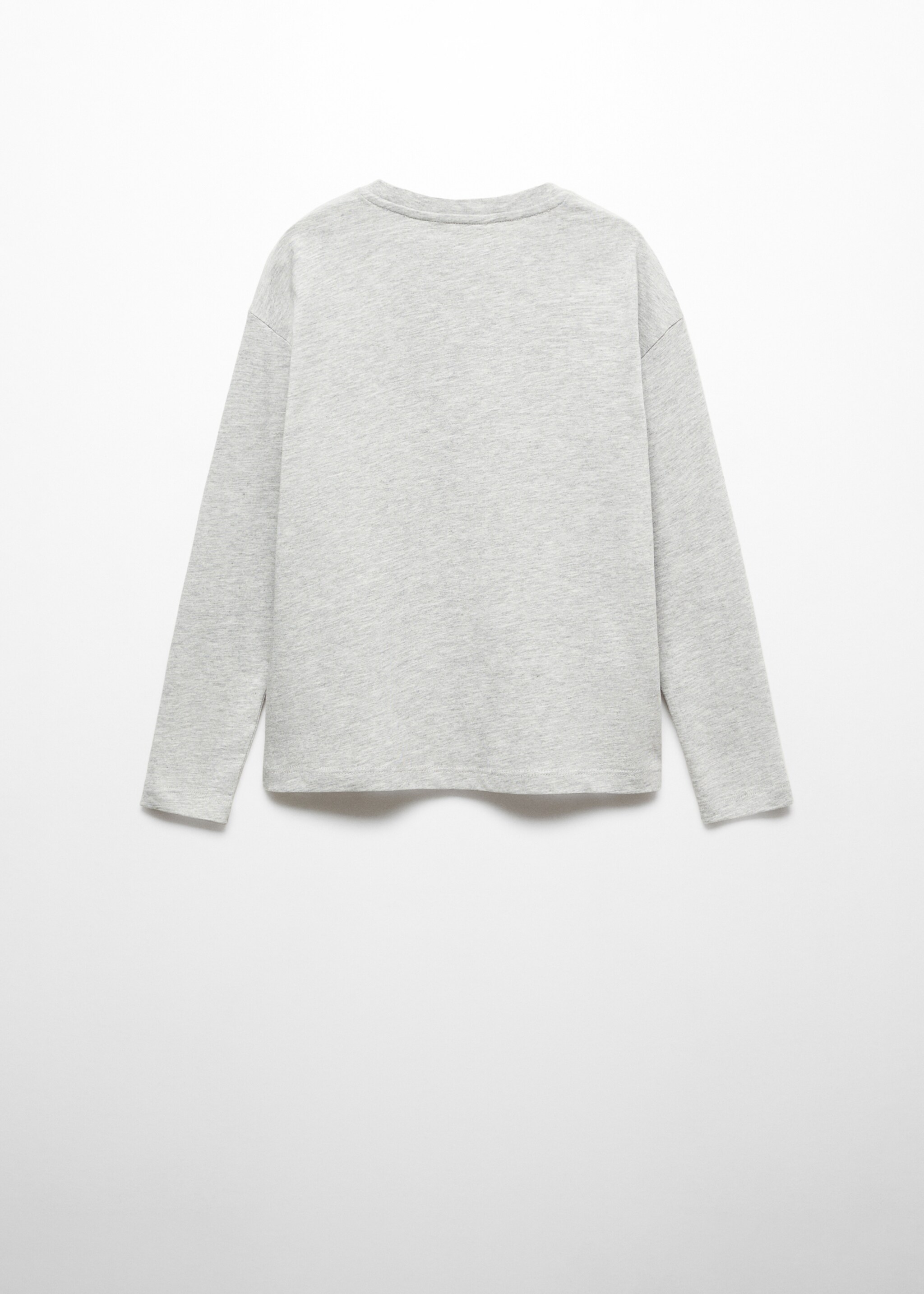 Printed cotton-blend T-shirt - Reverse of the article