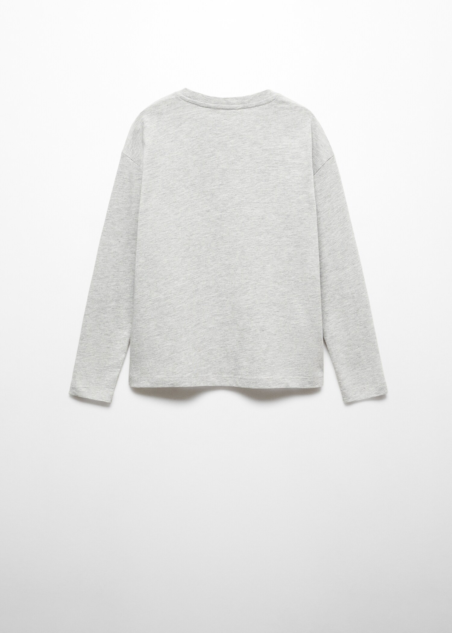 Printed cotton-blend T-shirt - Reverse of the article