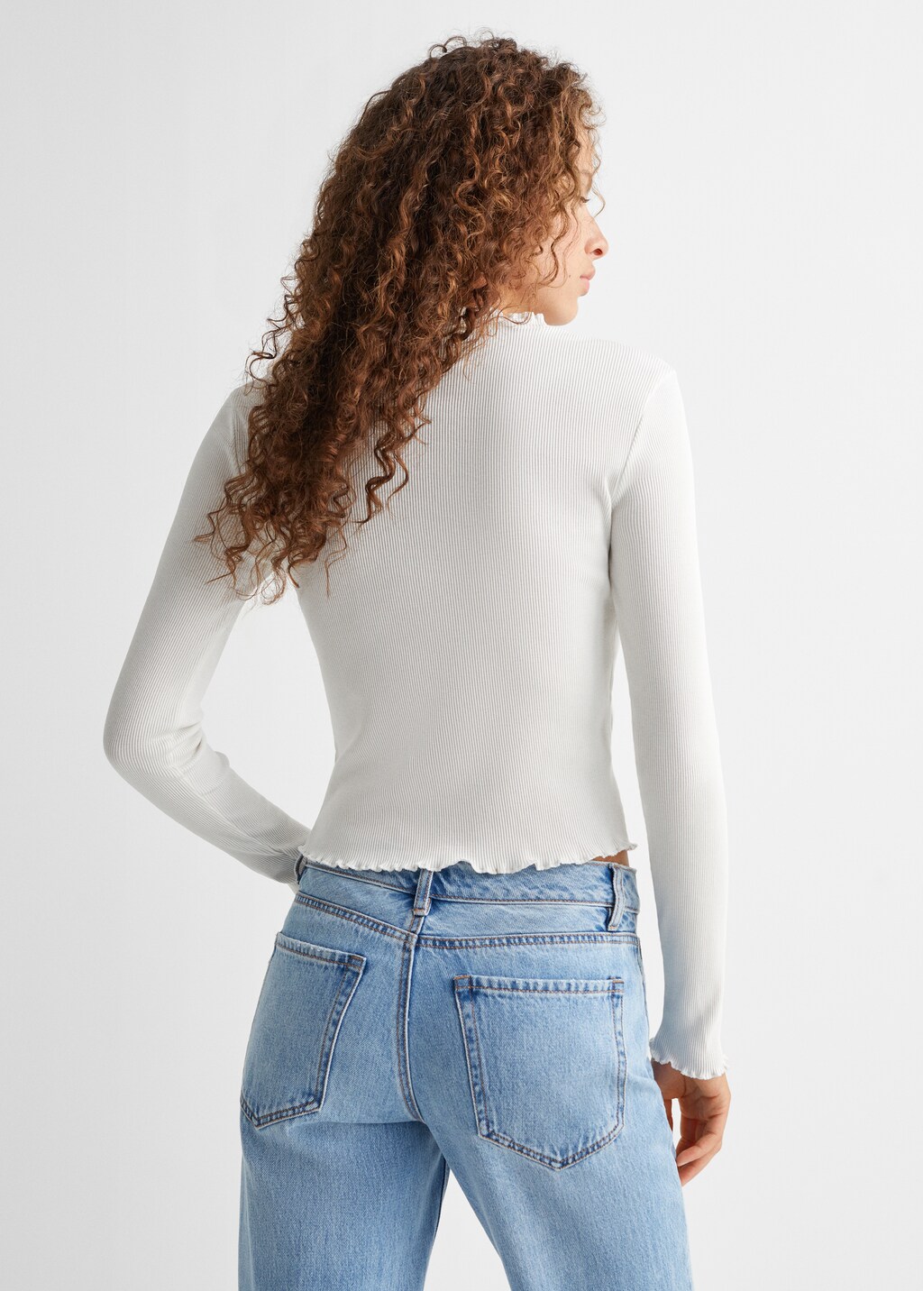 売れ筋商品|||モーガンレーン Tシャツ レディース トップス Long sleeved top - off white WAISTED LONG-SLEEVED TOP - WHITE | COS