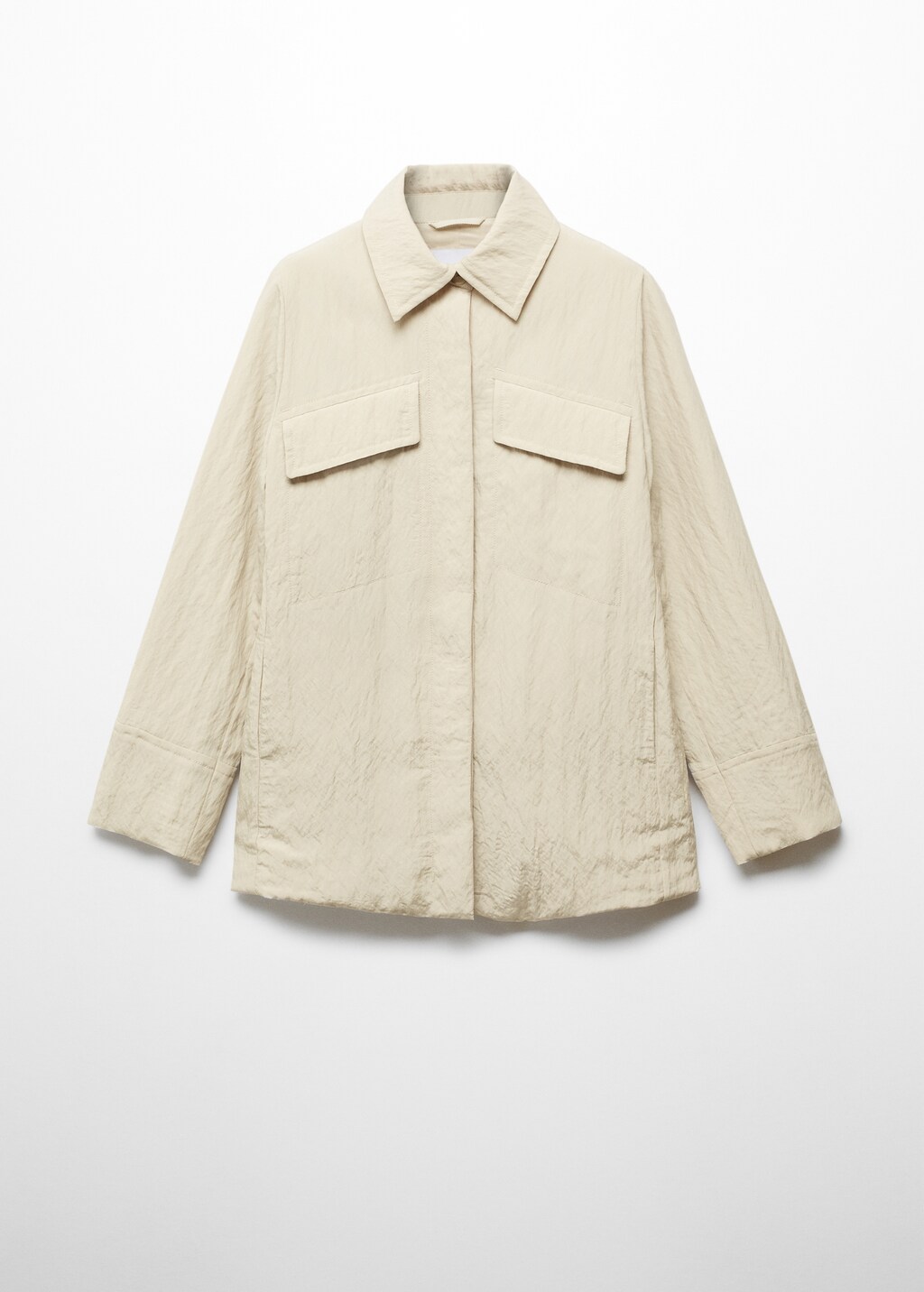 Chaqueta fluida bolsillos