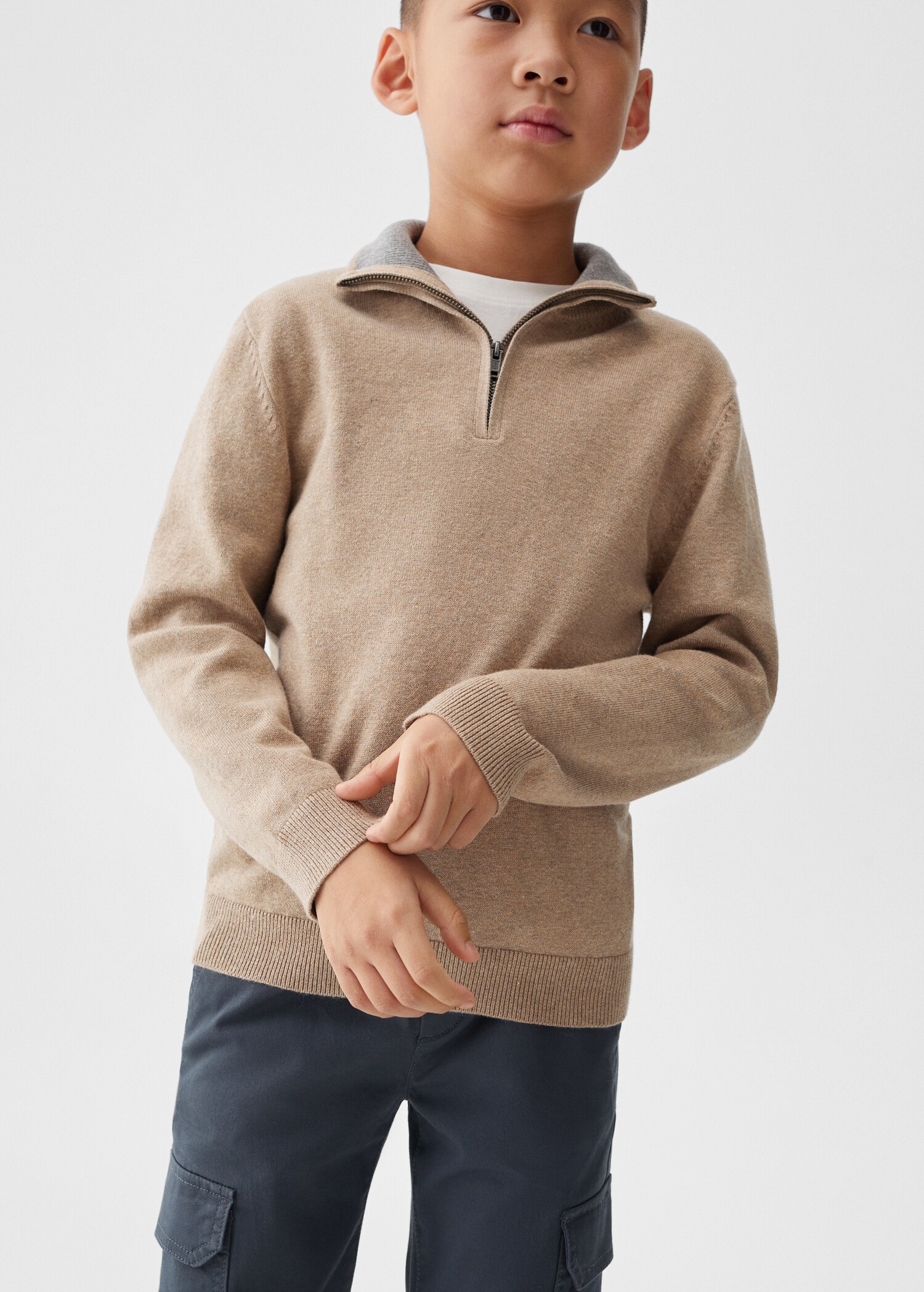 Zip neck jumper - Medium plane