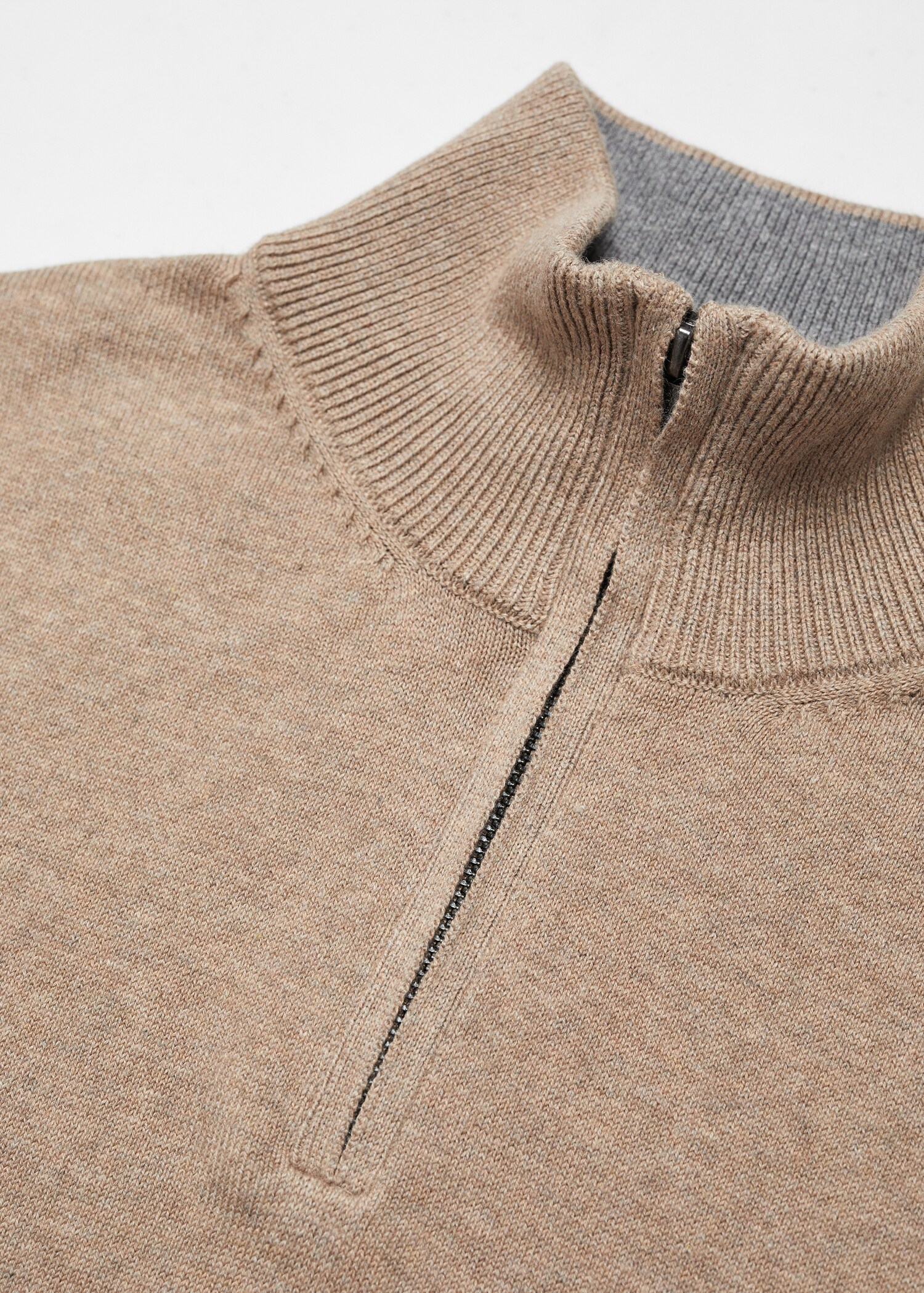 Zip neck jumper - Details of the article 8