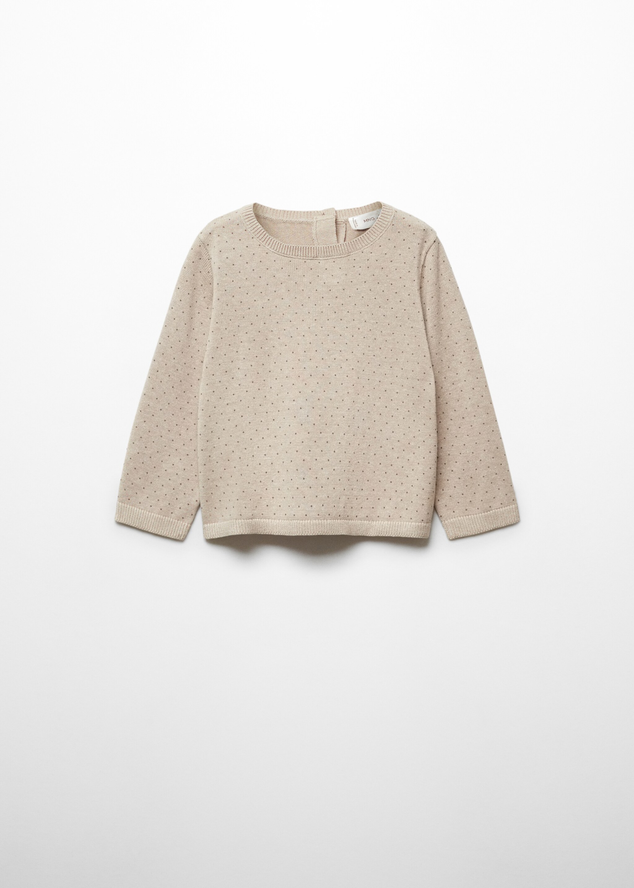 Printed knit sweater - Article without model