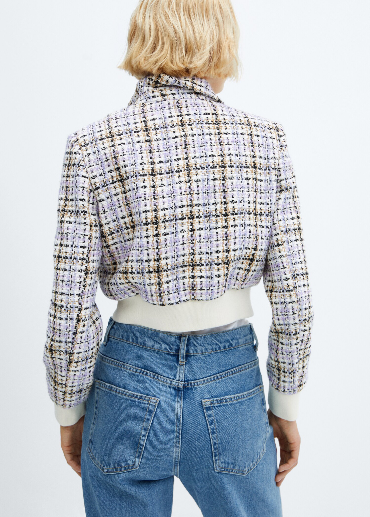 Tweed bomber jacket - Reverse of the article